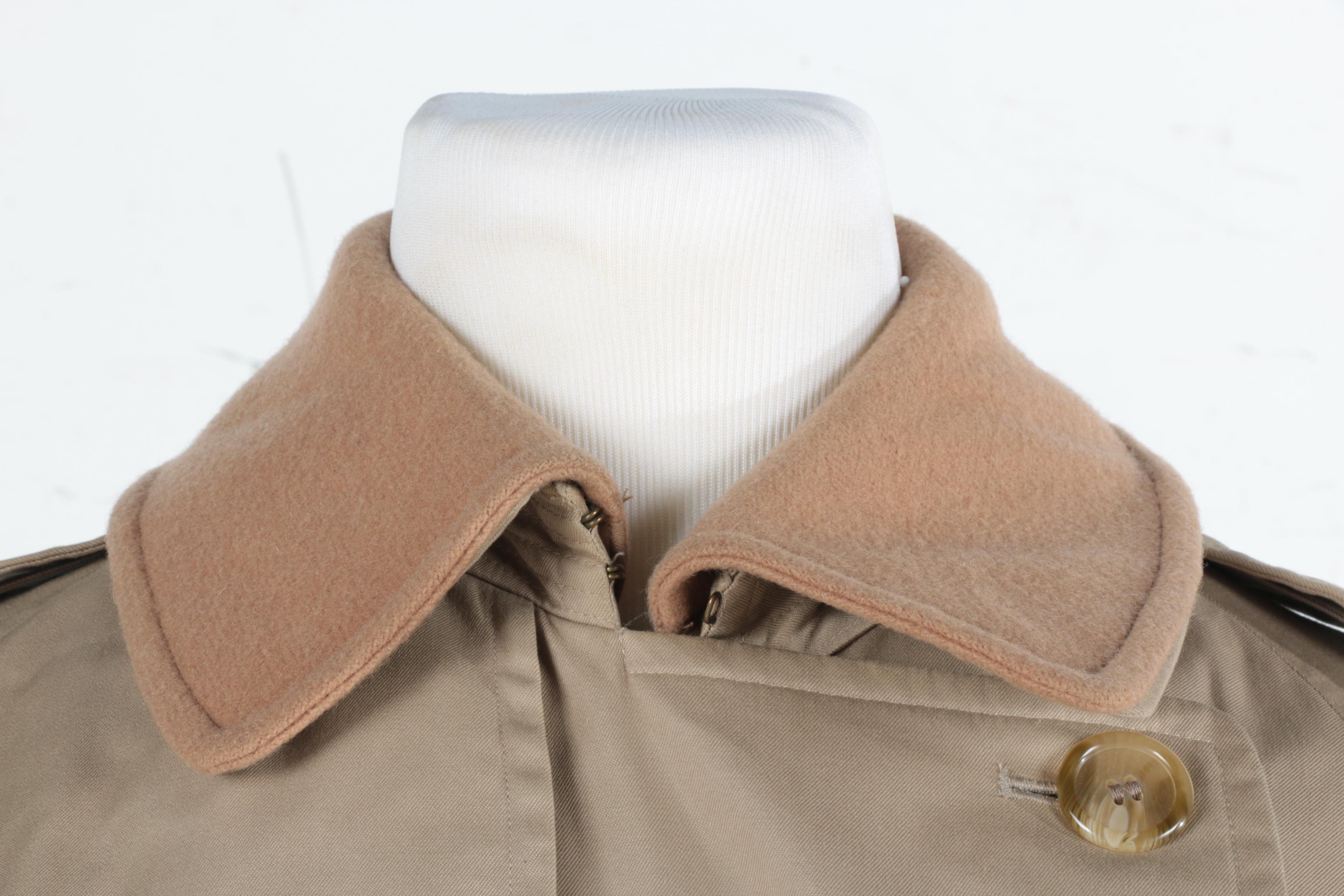 Men's Burberry Trench with Fleece Insert