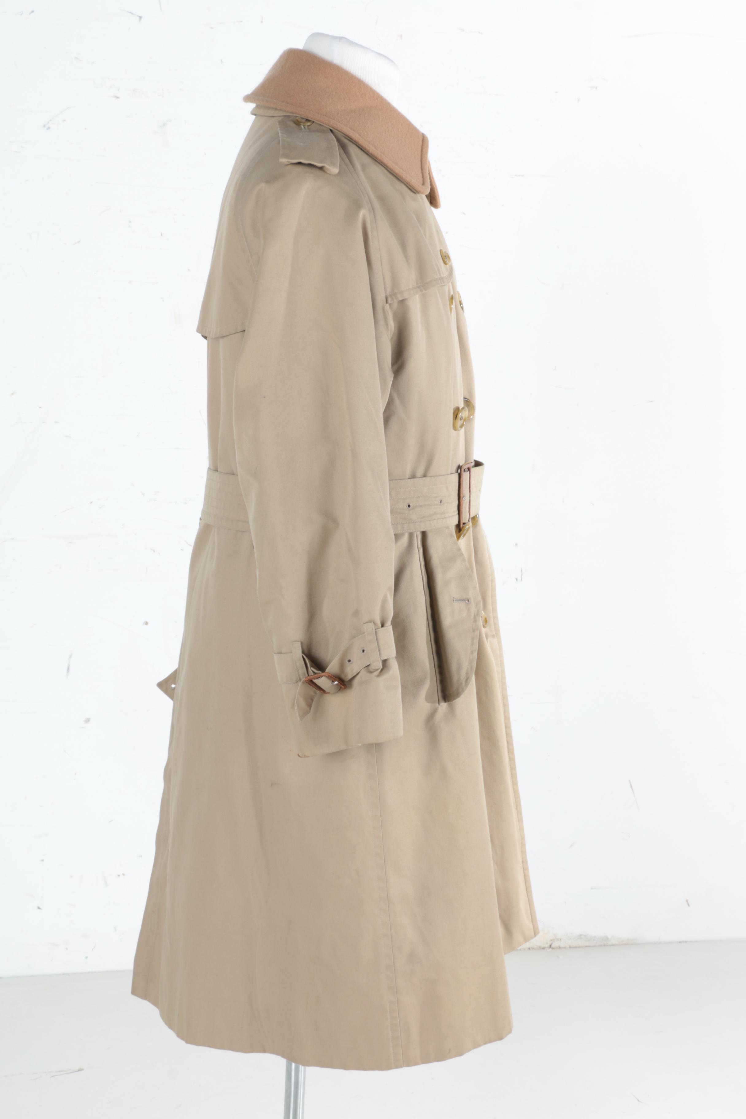 Men's Burberry Trench with Fleece Insert