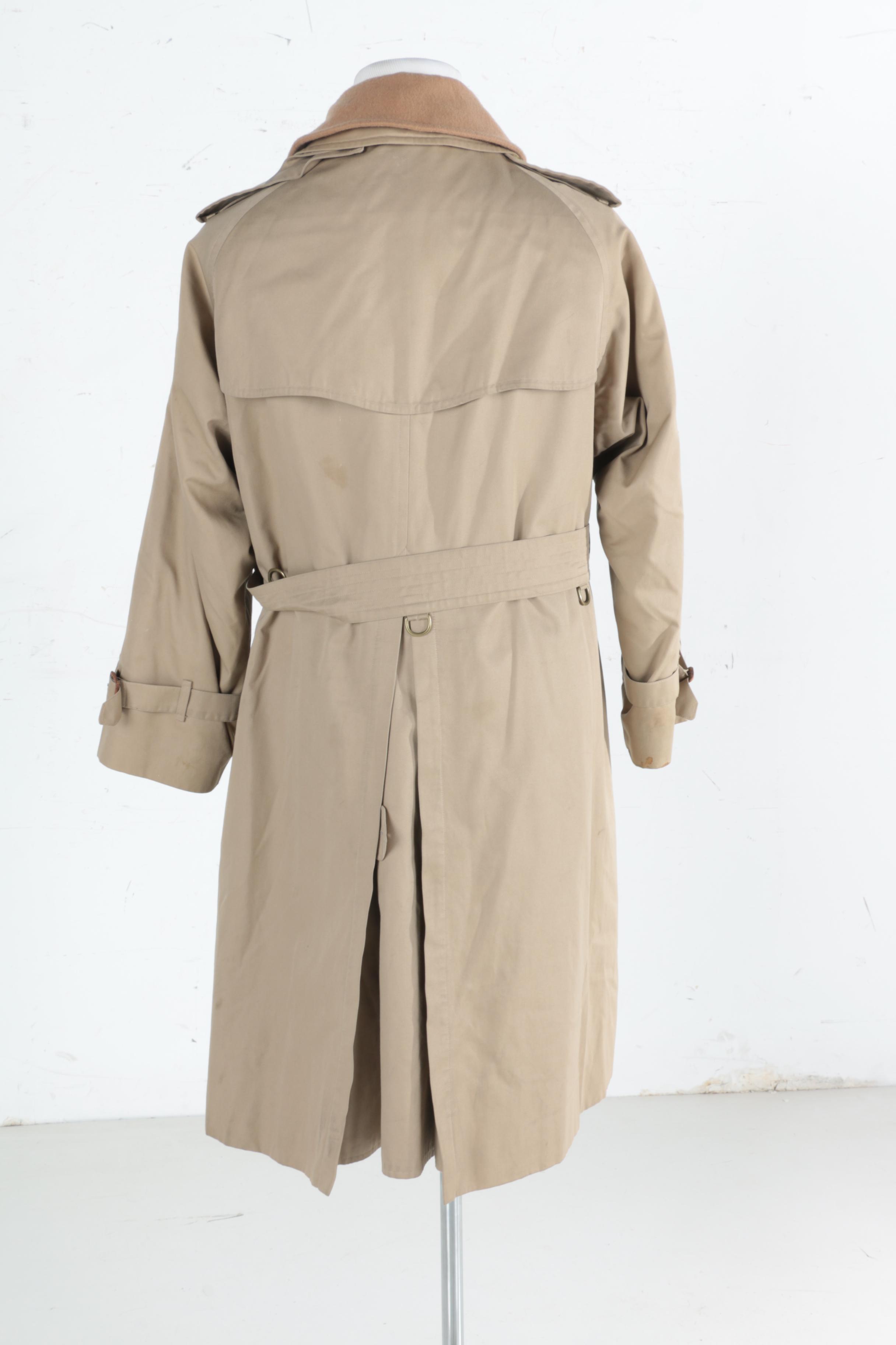 Men's Burberry Trench with Fleece Insert