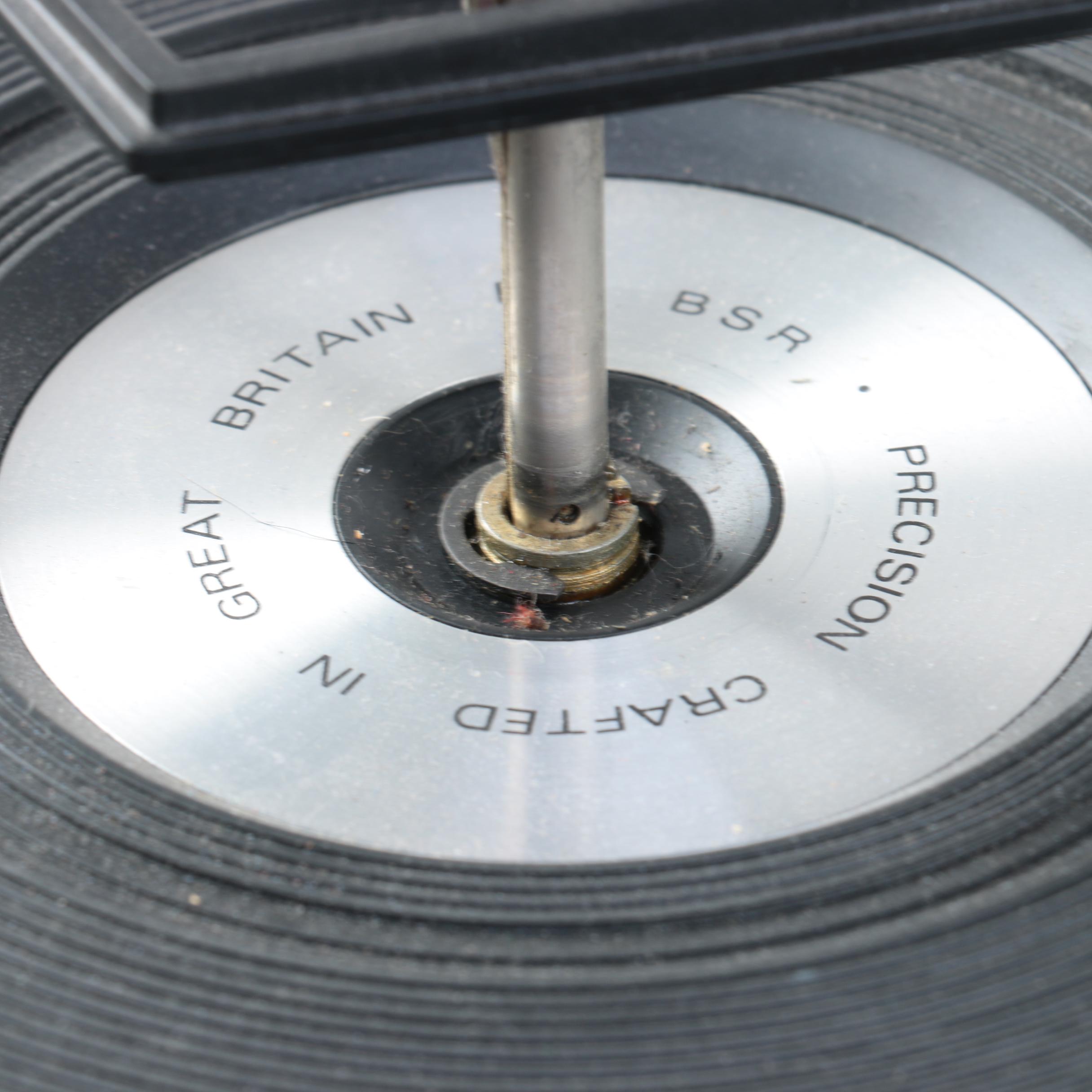 Vintage BSR Turntable/8-Track Player