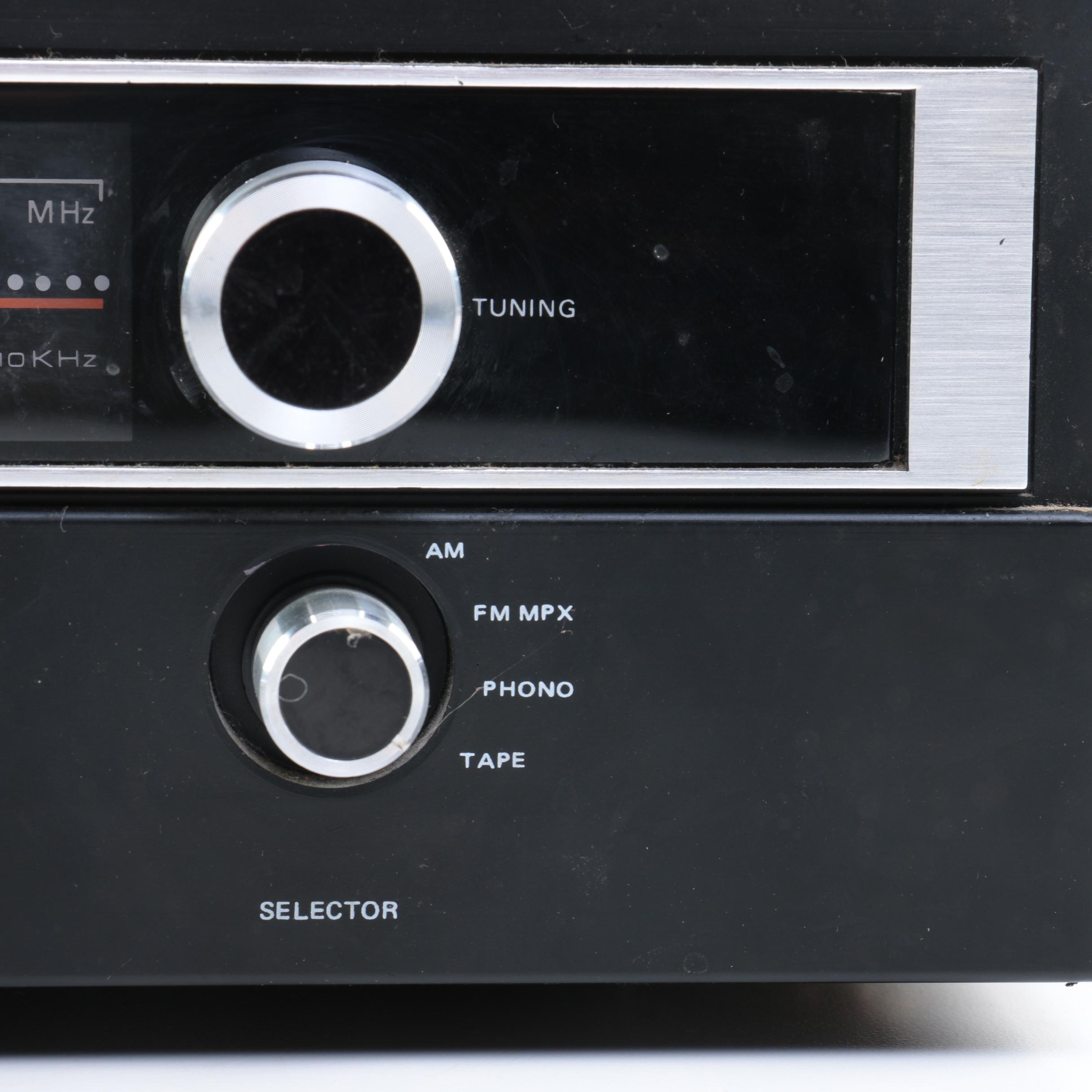 Vintage BSR Turntable/8-Track Player