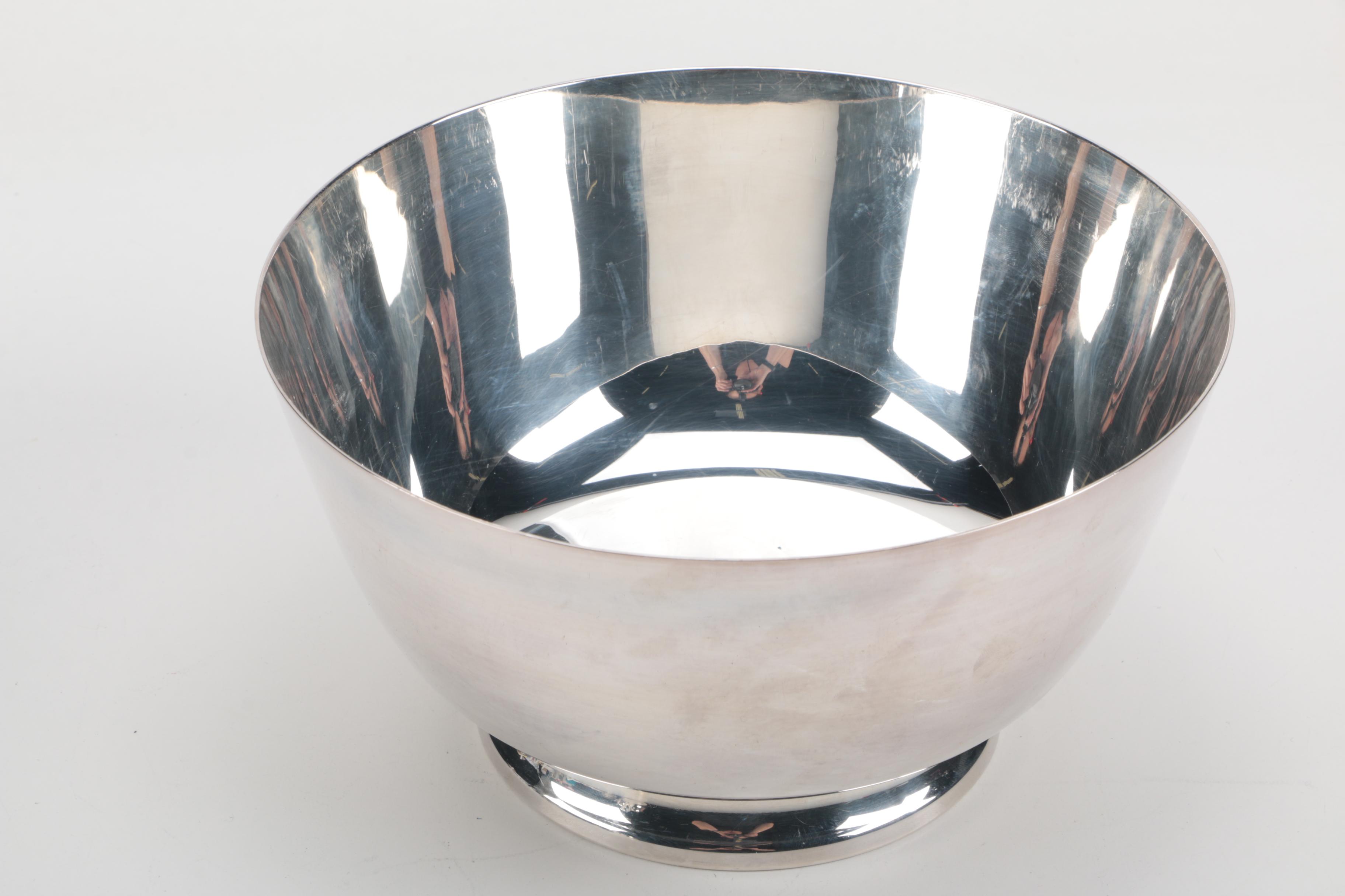 Selection of Silver Plate Servingware Featuring Reed & Barton