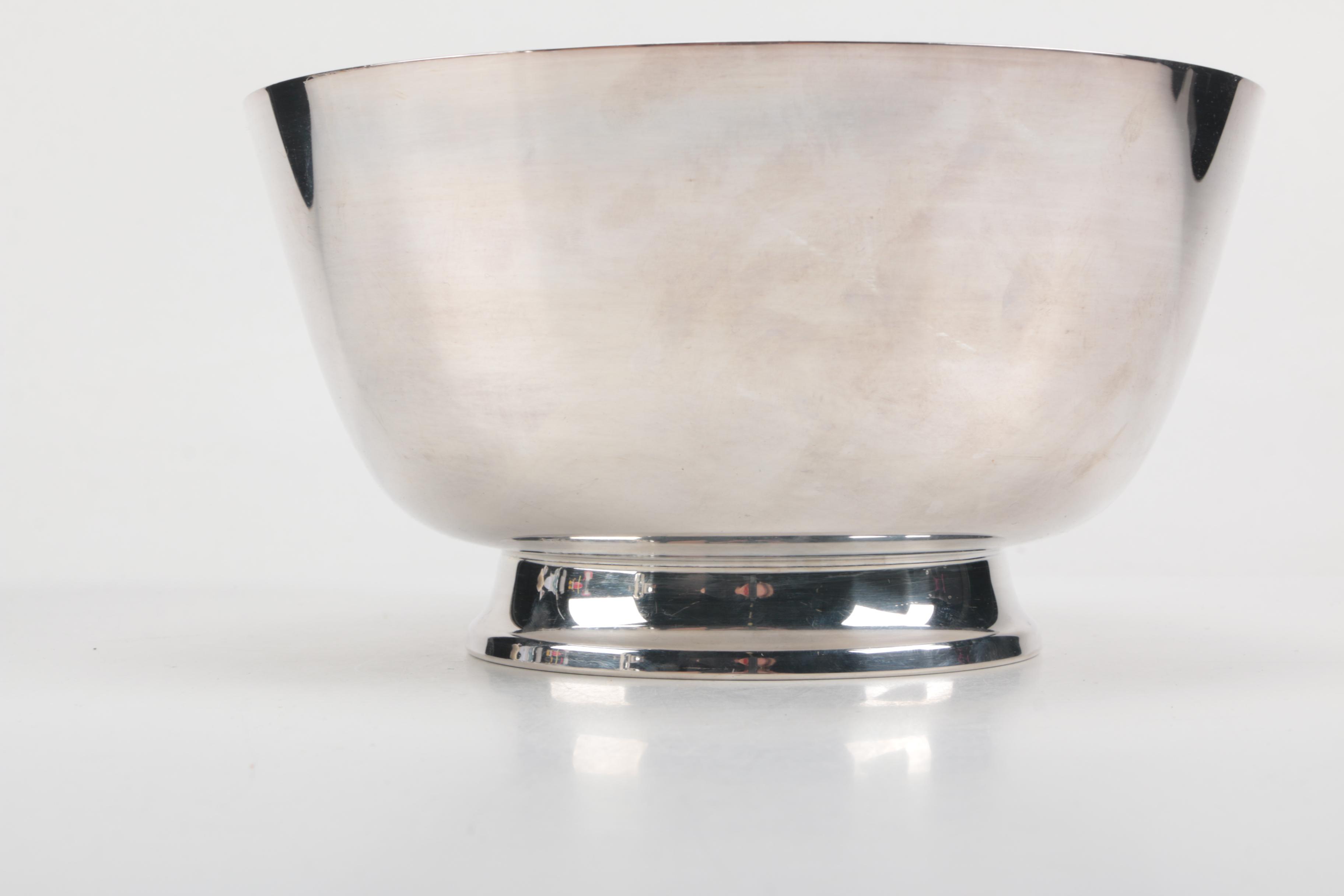 Selection of Silver Plate Servingware Featuring Reed & Barton