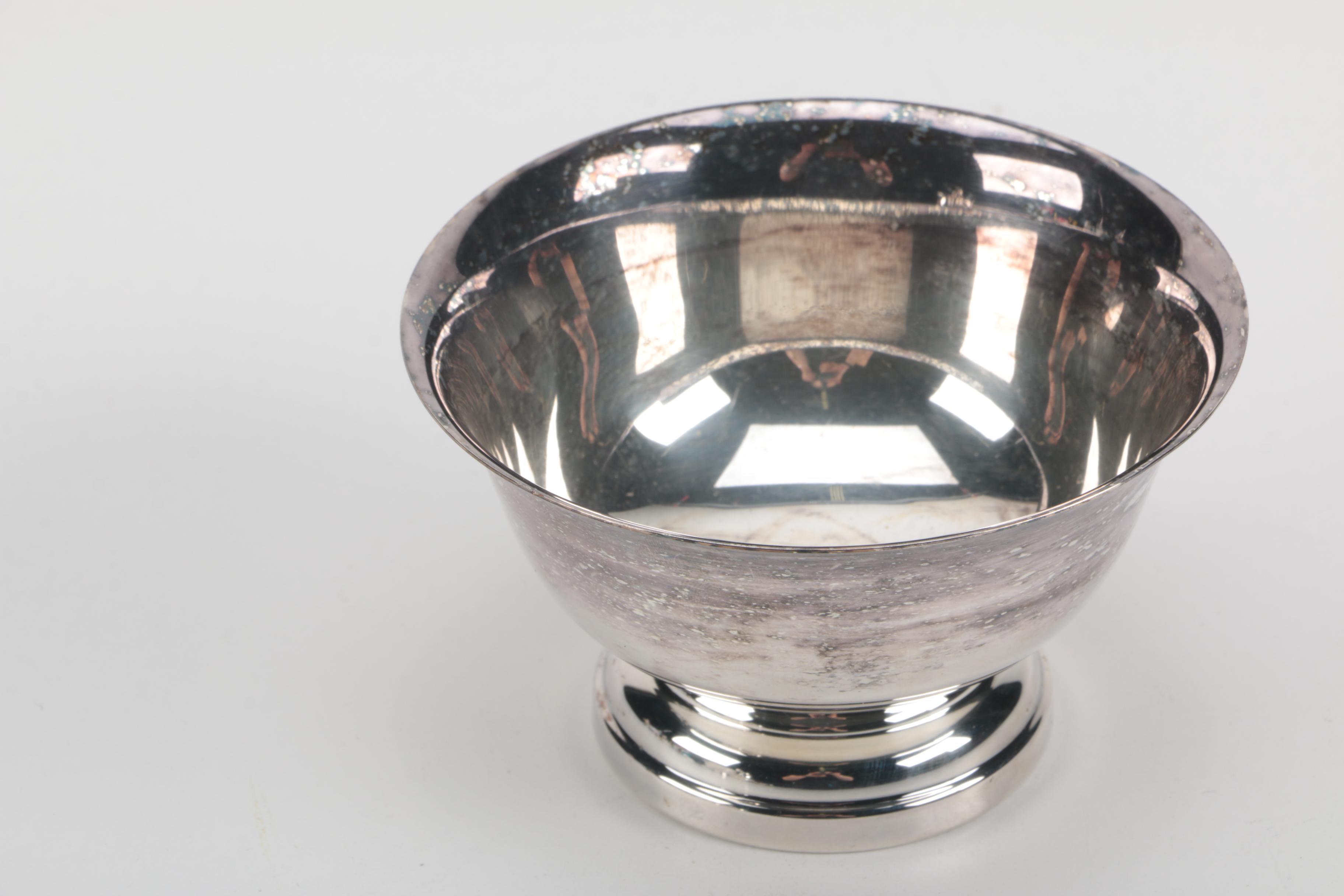 Selection of Silver Plate Servingware Featuring Reed & Barton