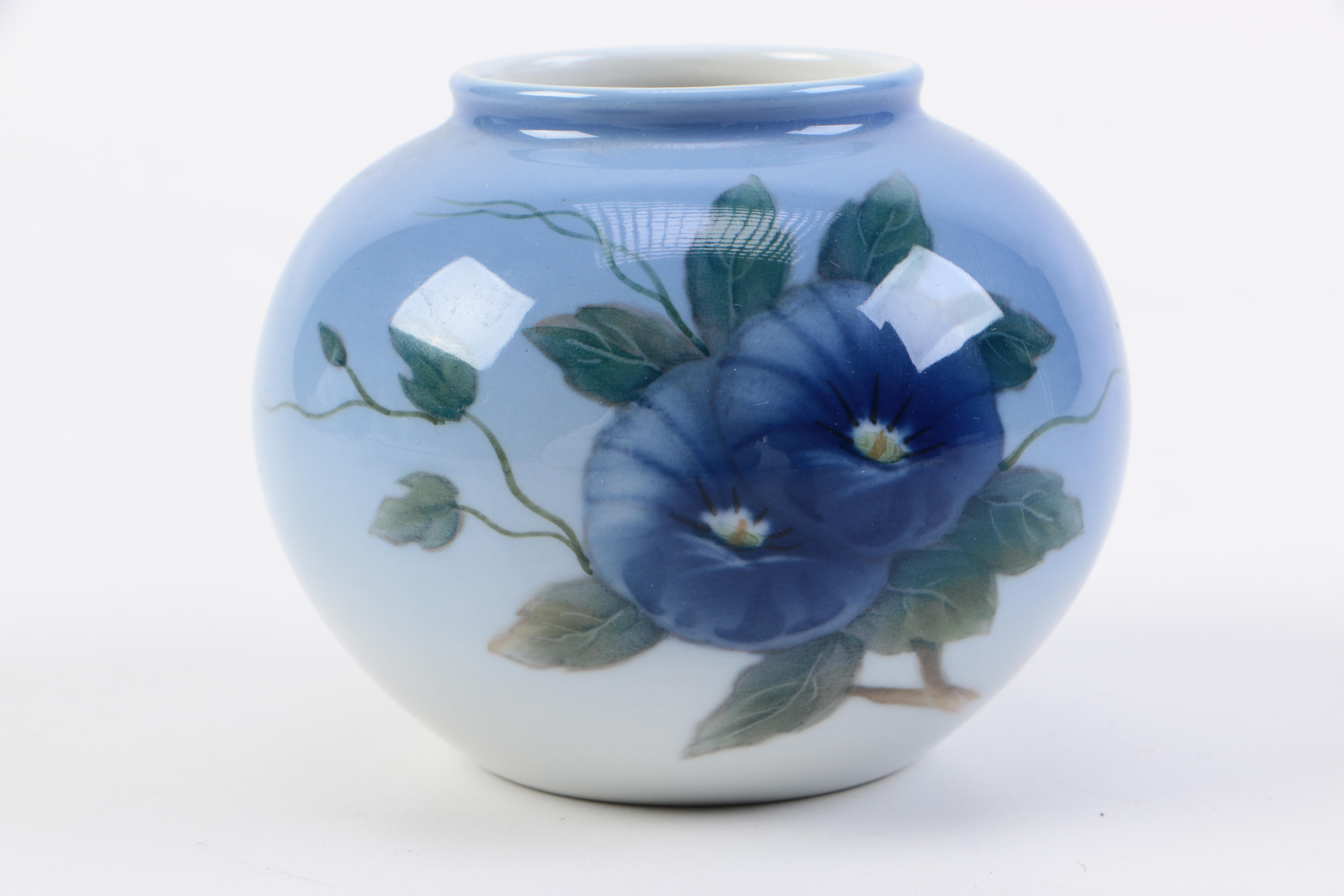 Blue and White Copenhagen Plates and Vases