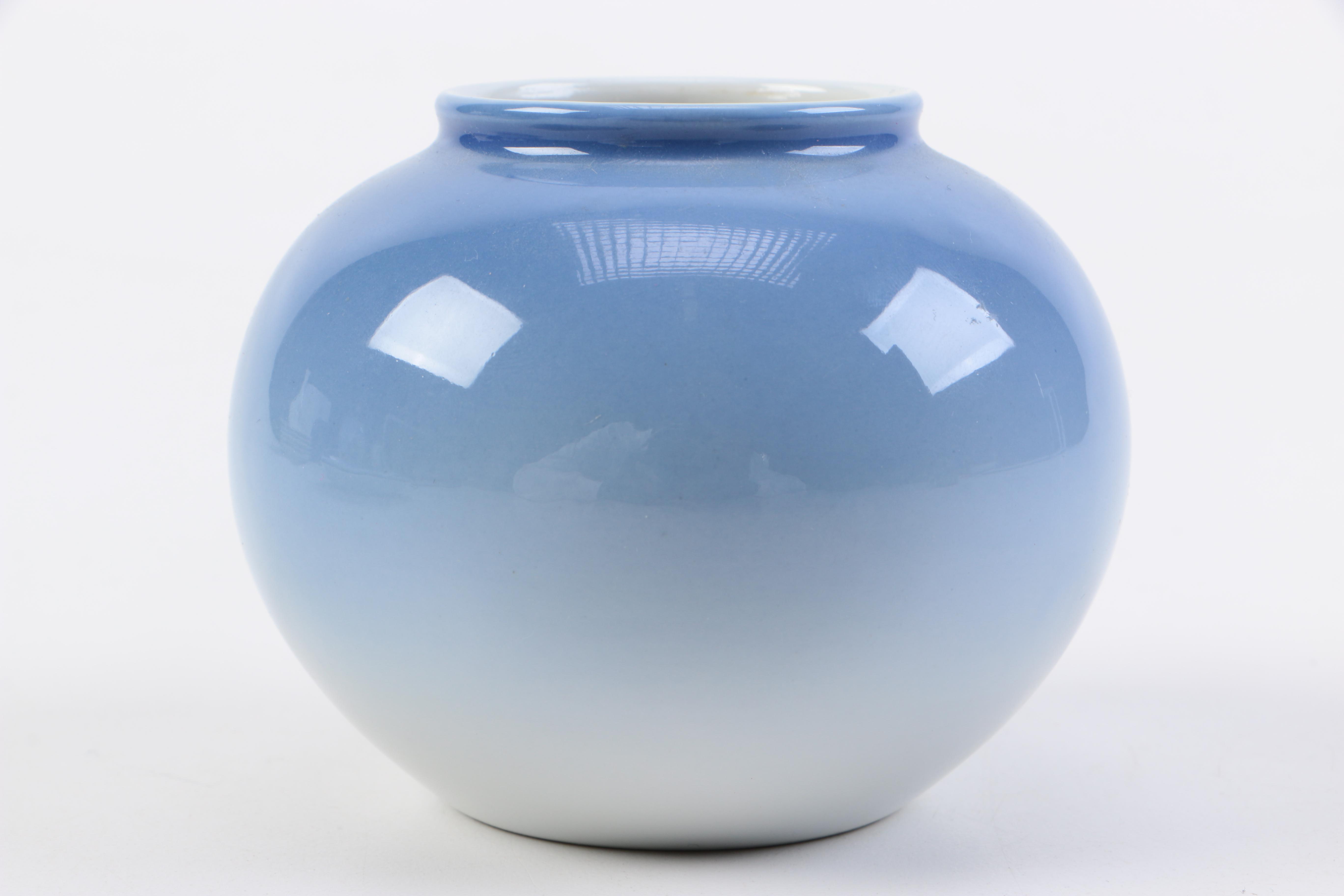 Blue and White Copenhagen Plates and Vases