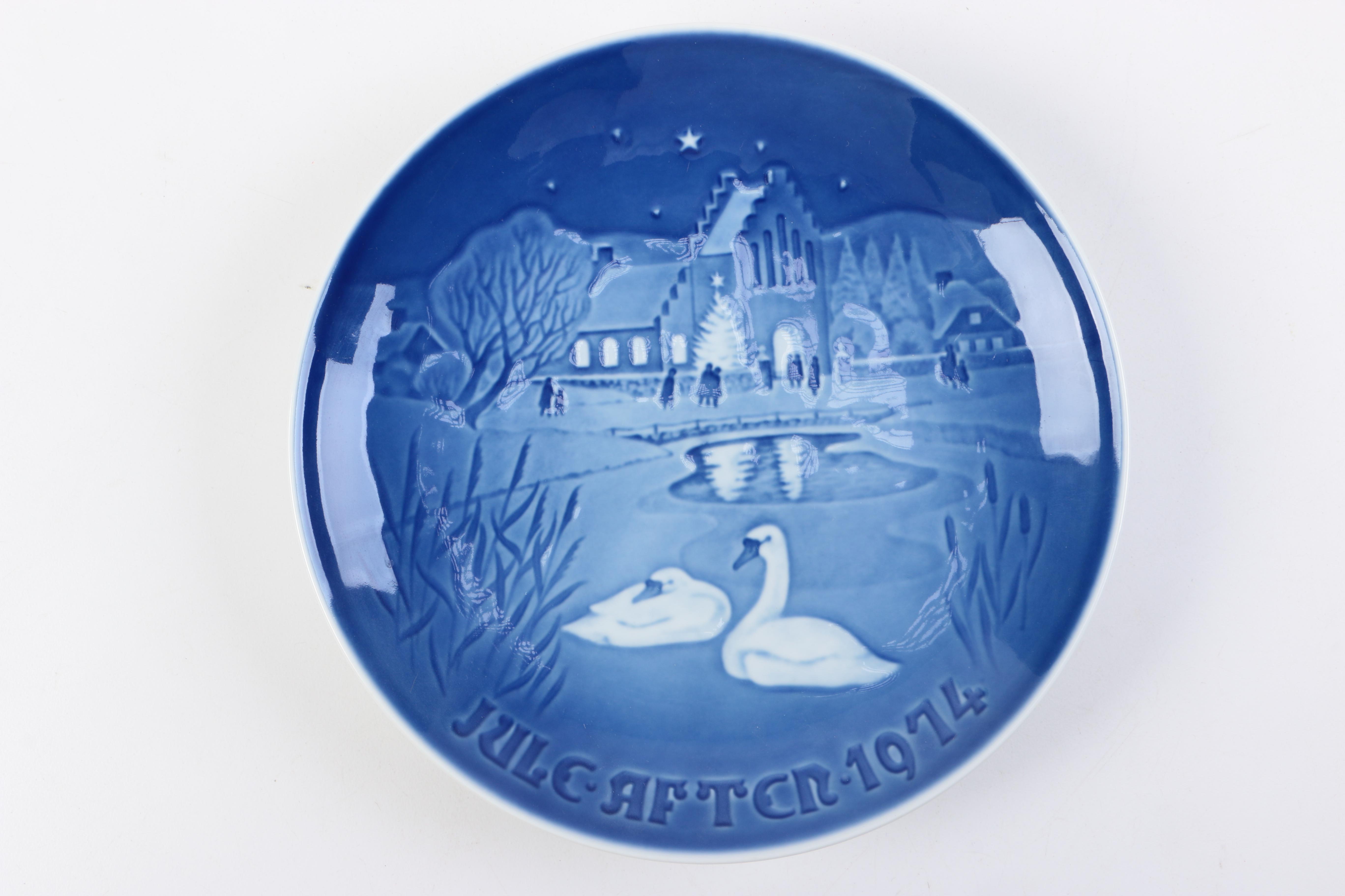 Blue and White Copenhagen Plates and Vases