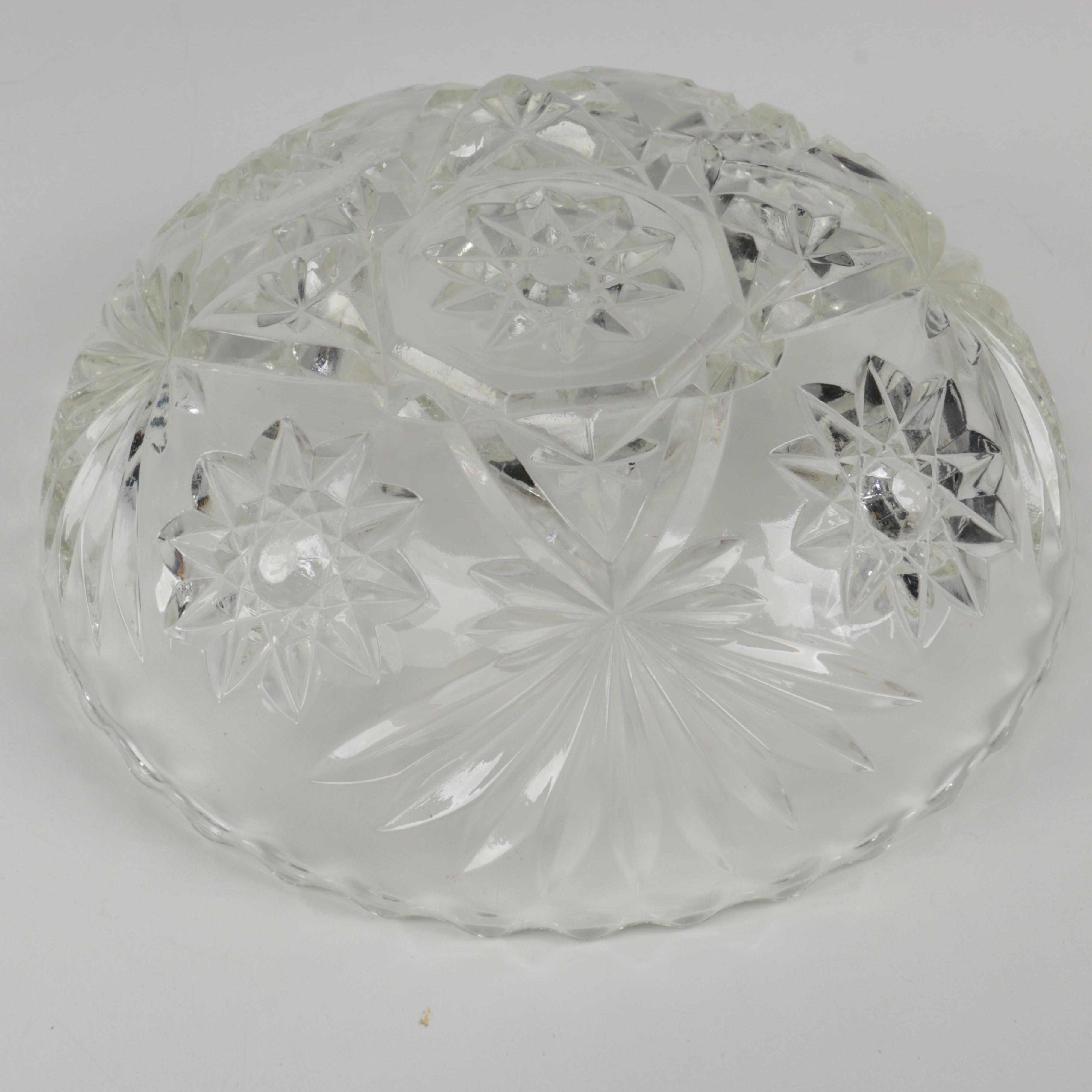 Crystal Compote and Bowl