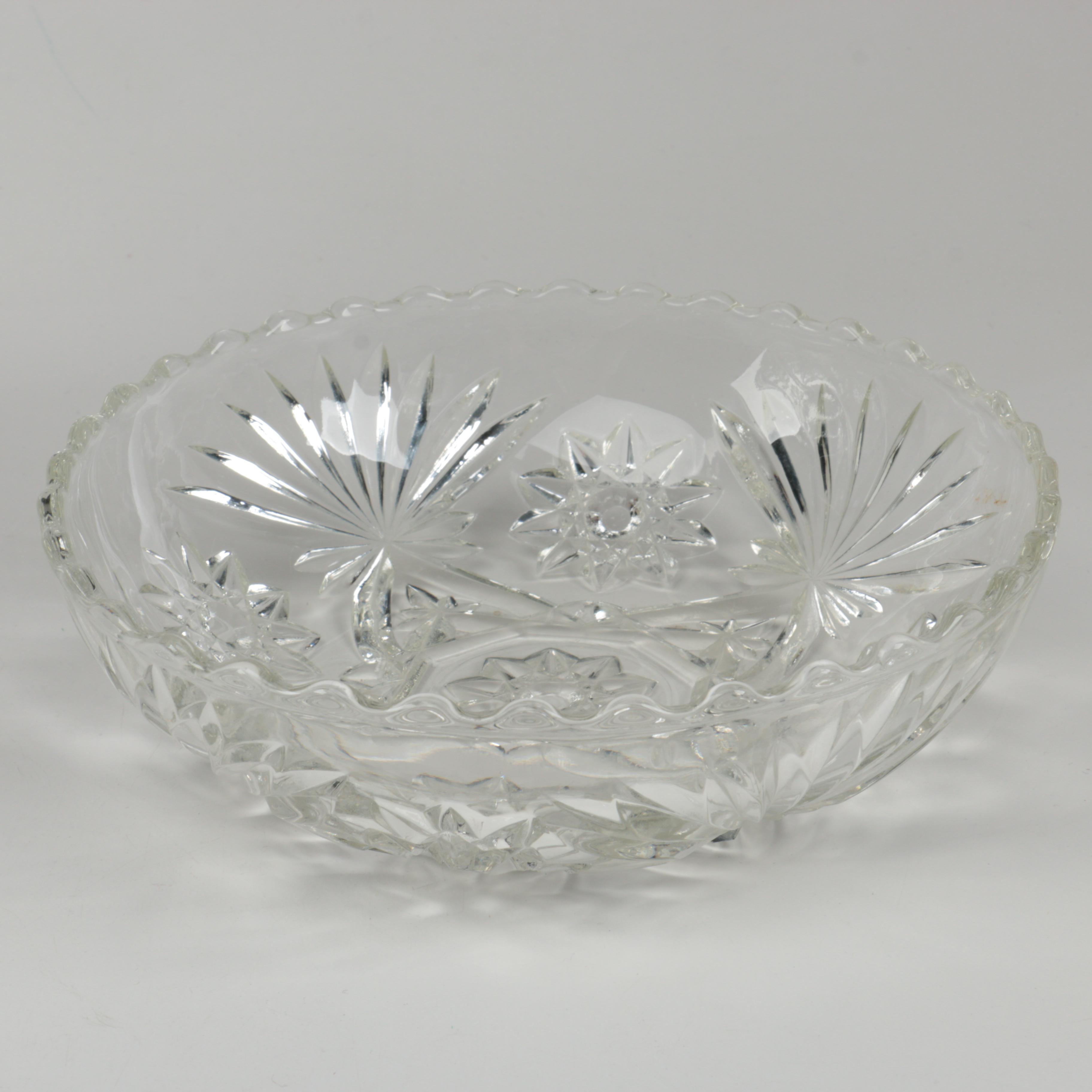 Crystal Compote and Bowl