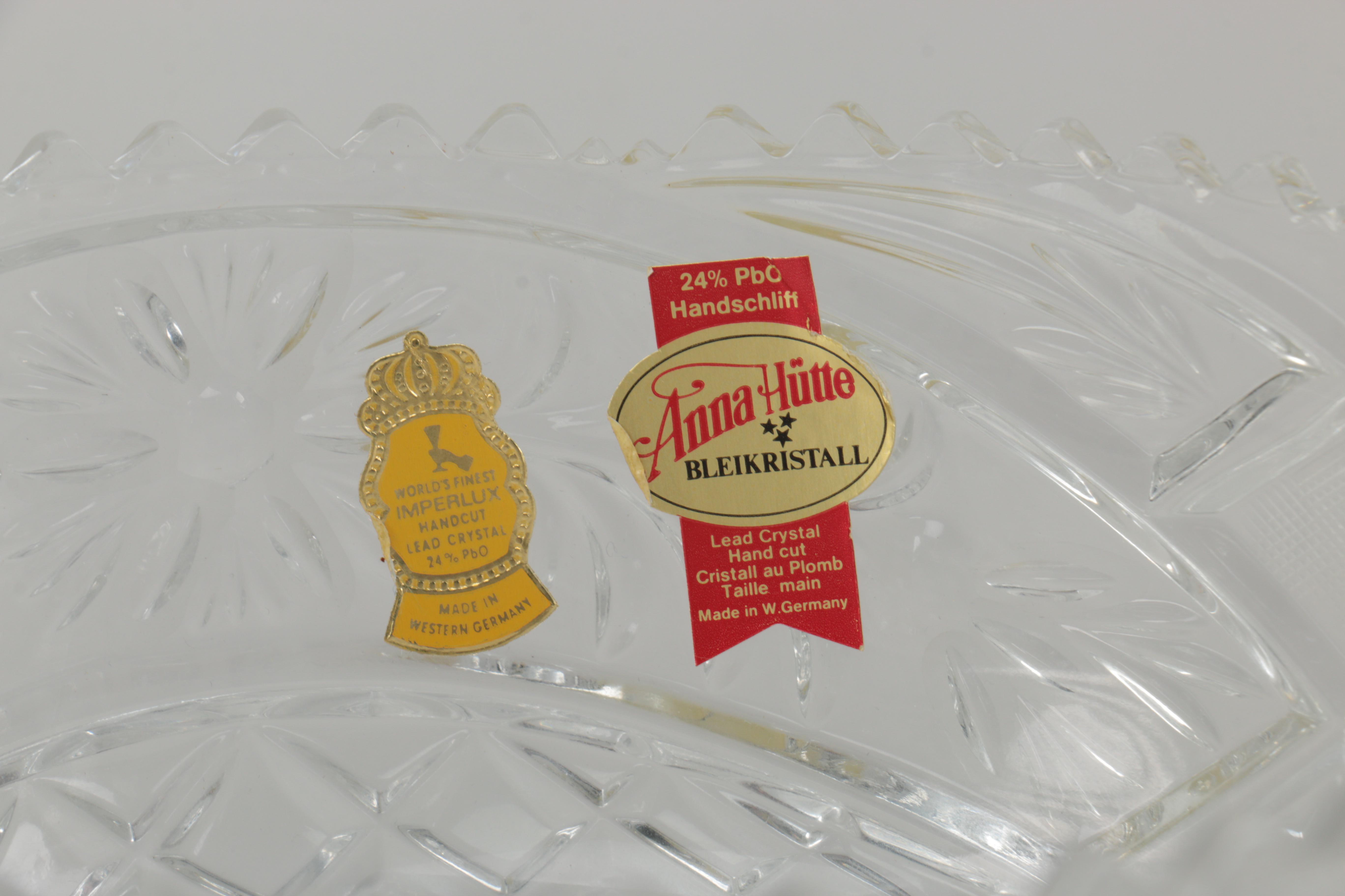 Crystal Compote and Bowl