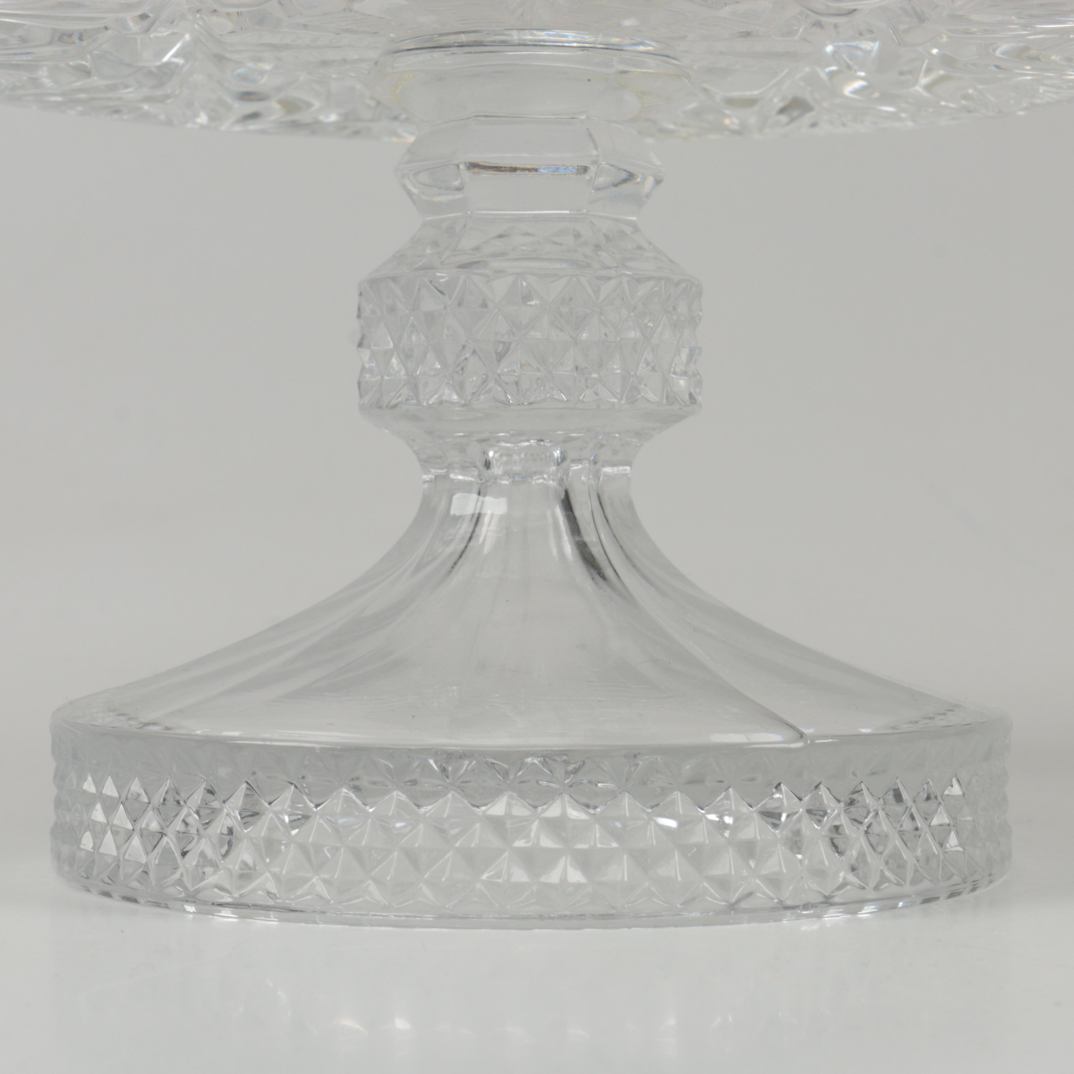 Crystal Compote and Bowl