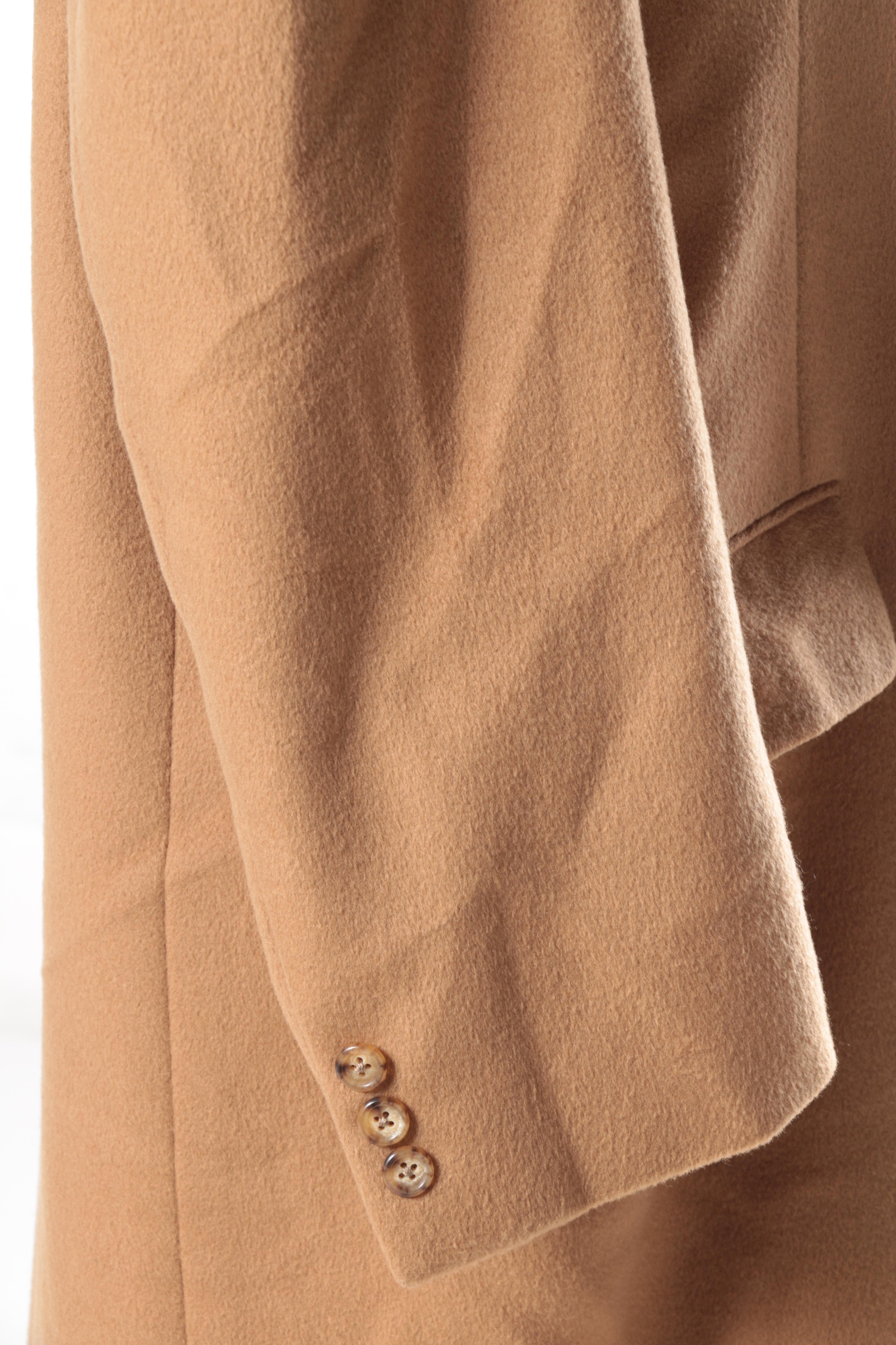 Tan Cashmere Overcoat by Hickey-Freeman