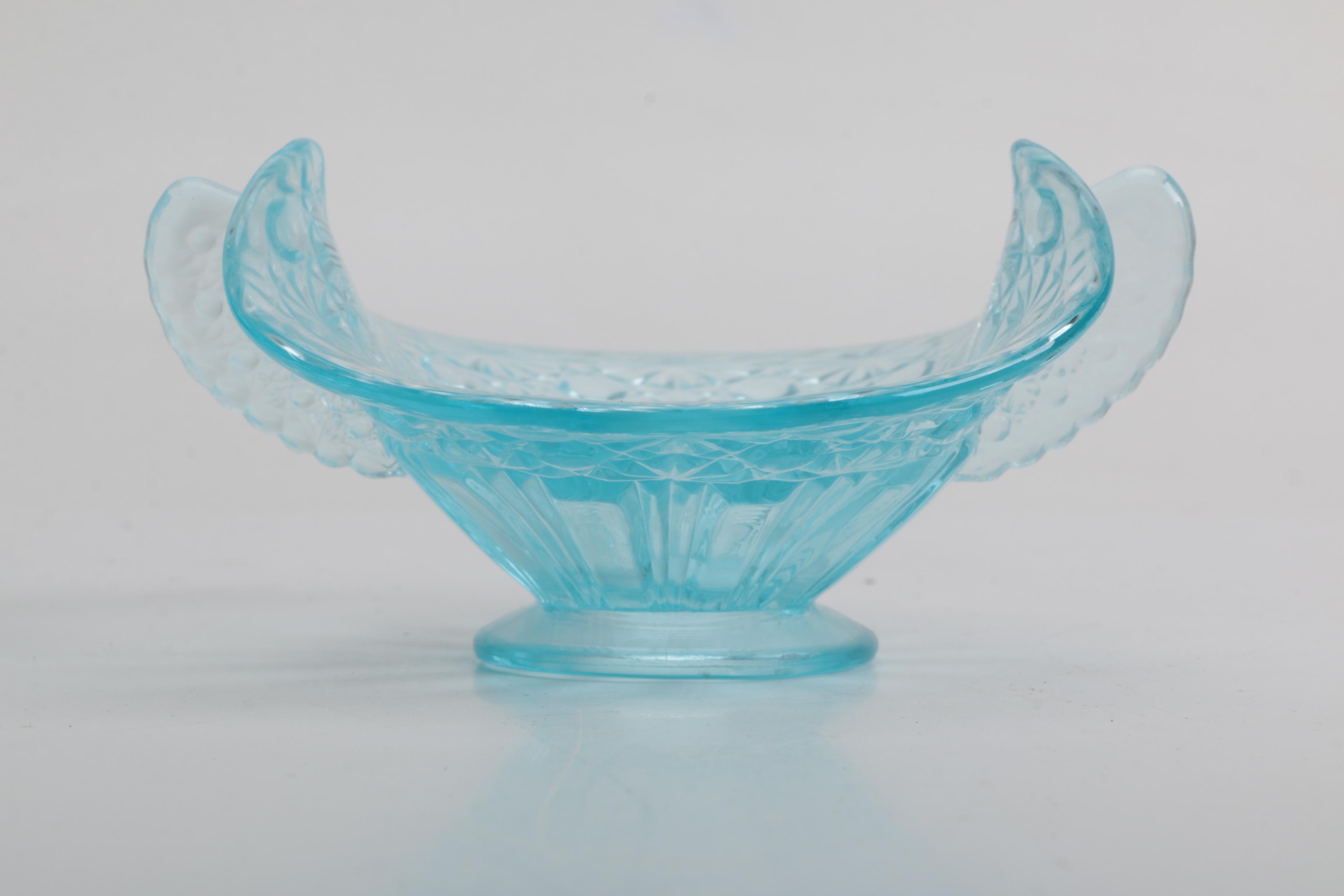 Colored Pressed Glass Serveware