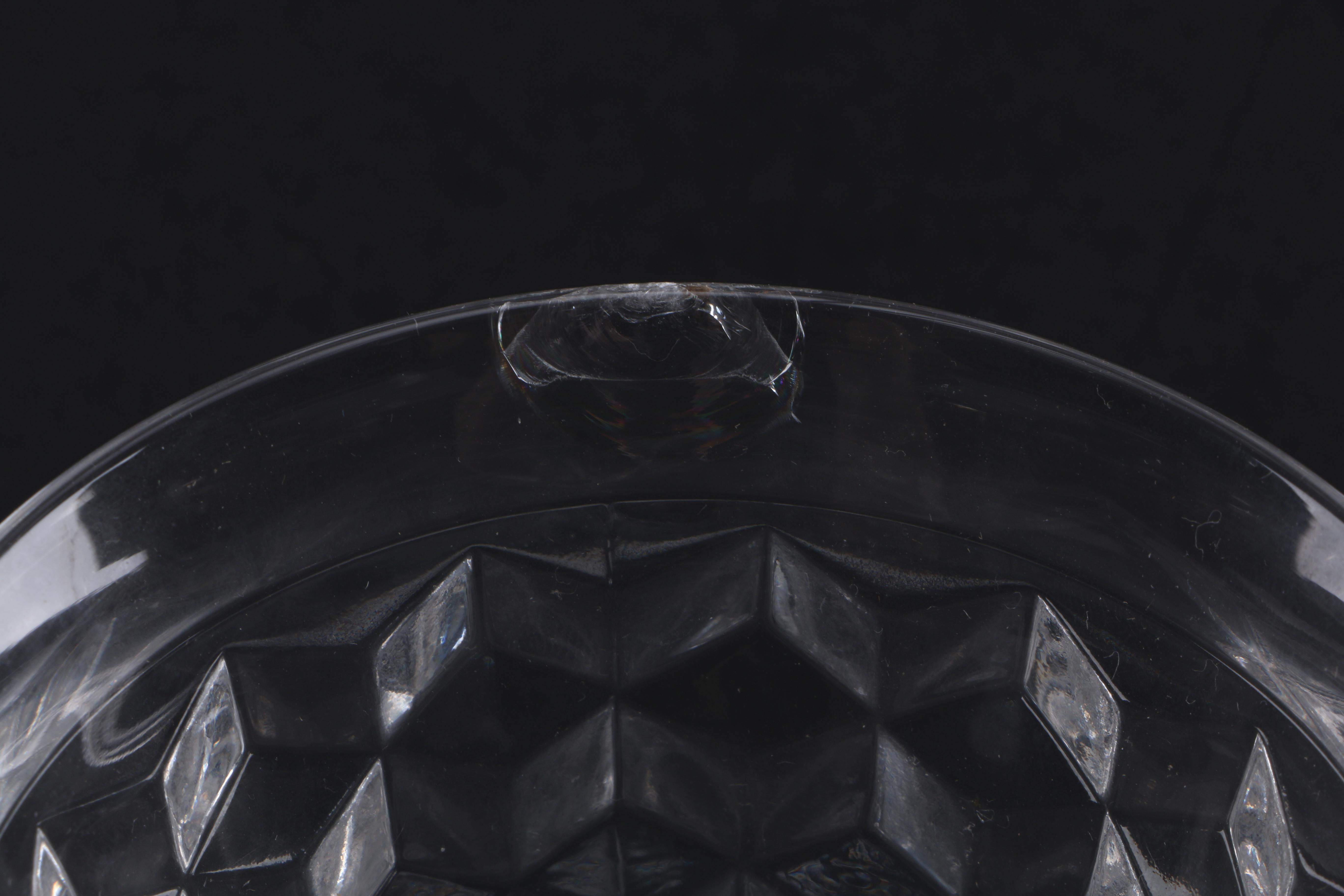 Cubist Style Glass Tableware including Fostoria "American Clear"