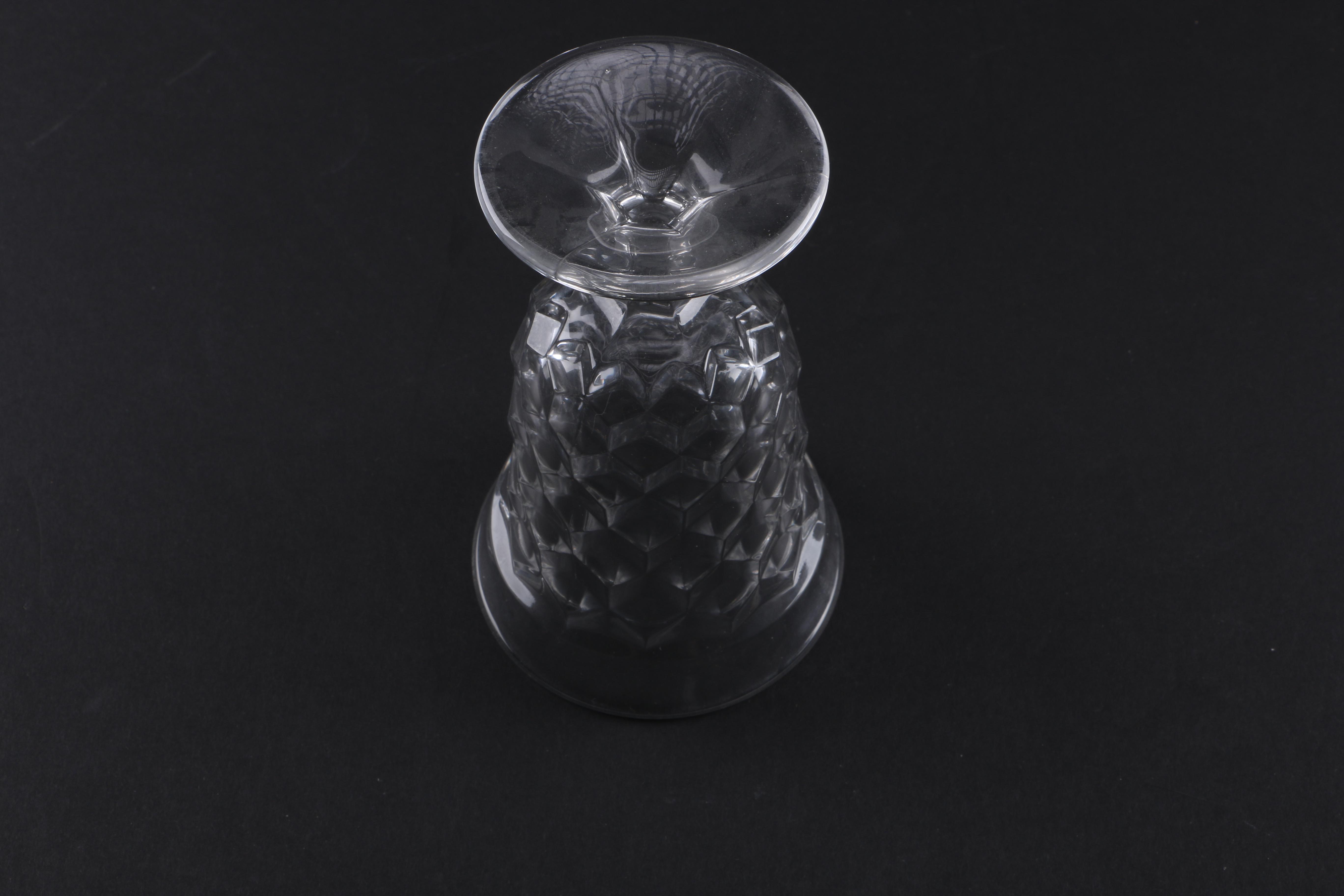 Cubist Style Glass Tableware including Fostoria "American Clear"