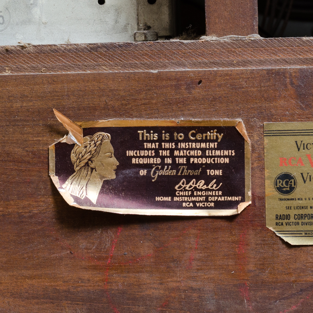 Antique Art Deco Stereo Cabinet