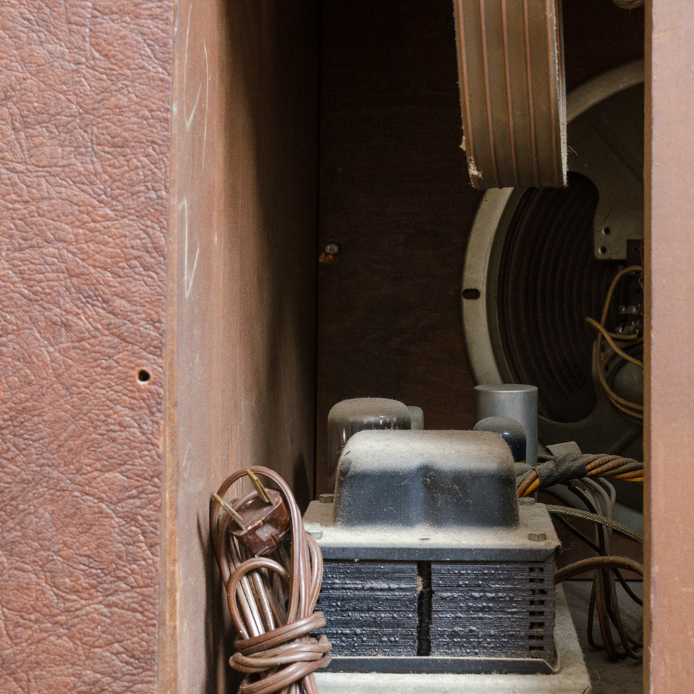 Antique Art Deco Stereo Cabinet