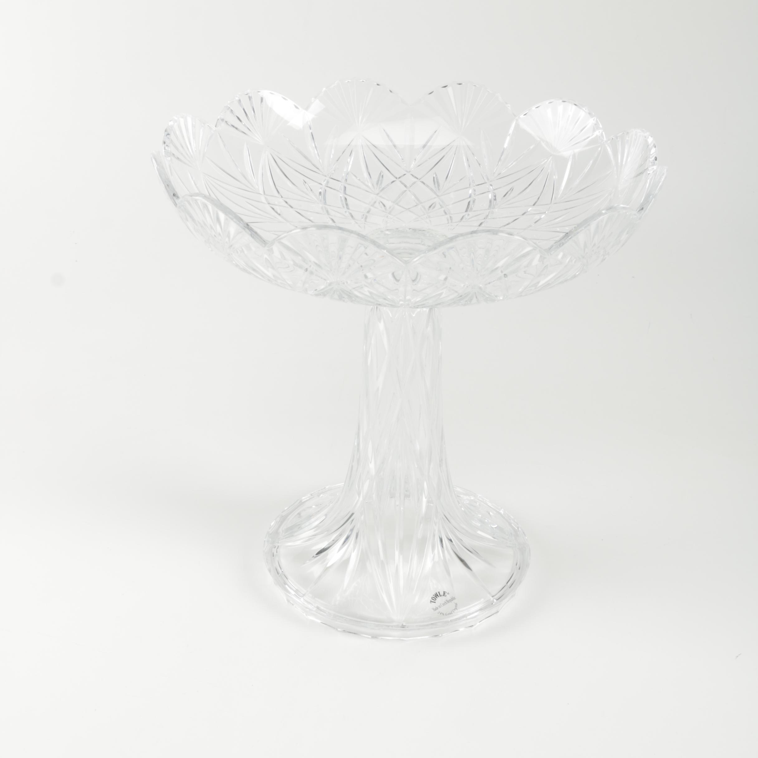 Lead Crystal Compote Dish by Towle