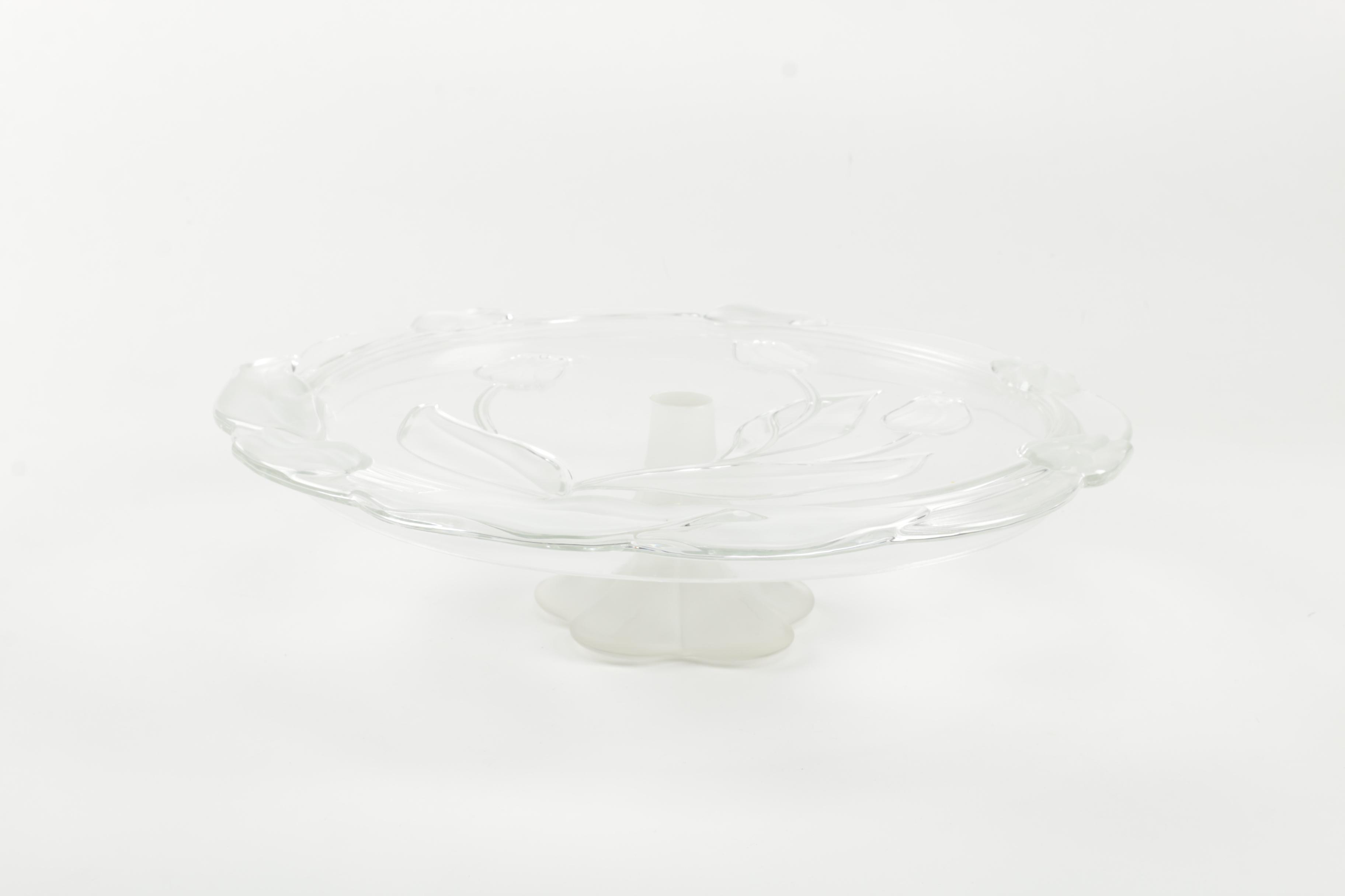 Three Glass Cake Stands