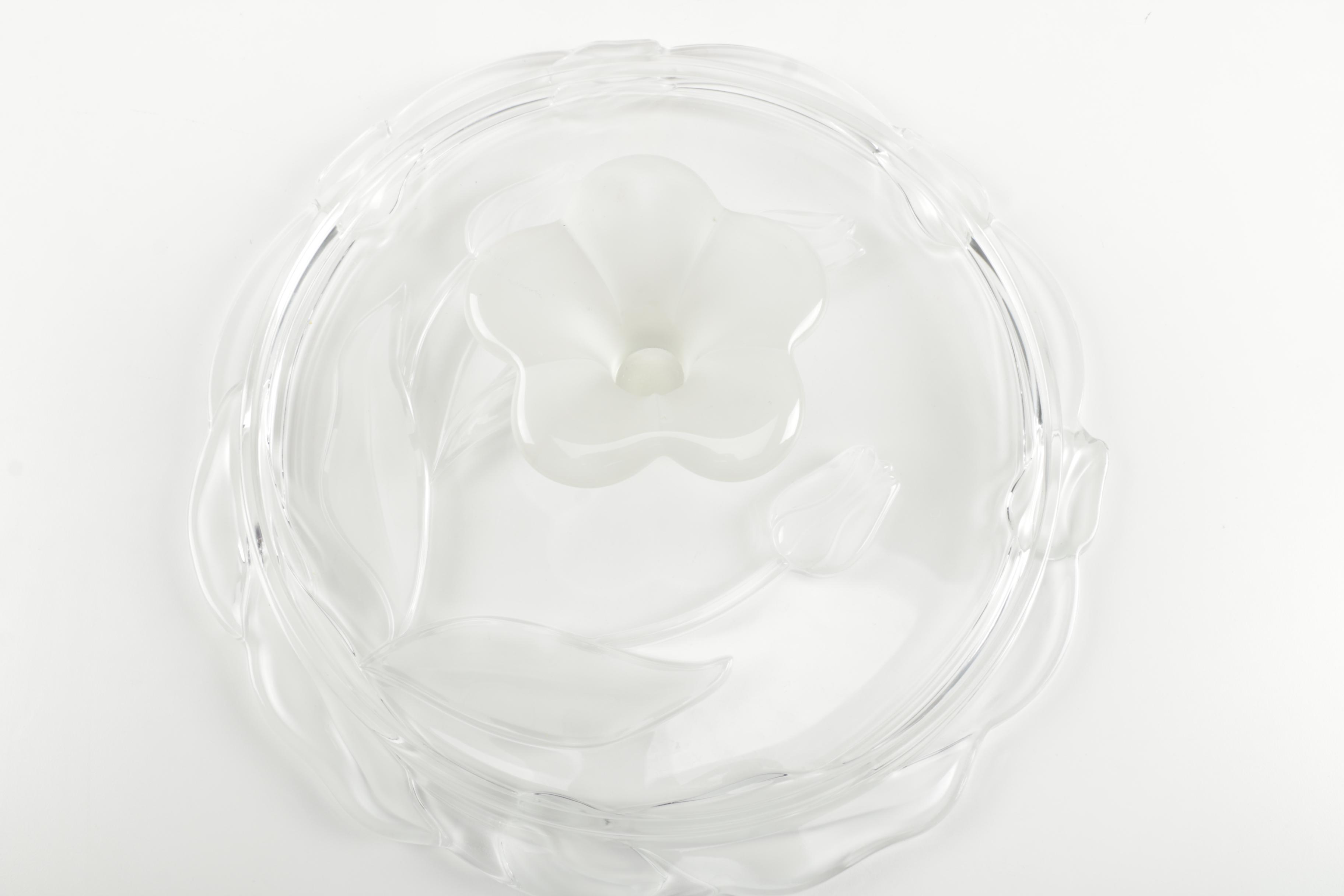 Three Glass Cake Stands