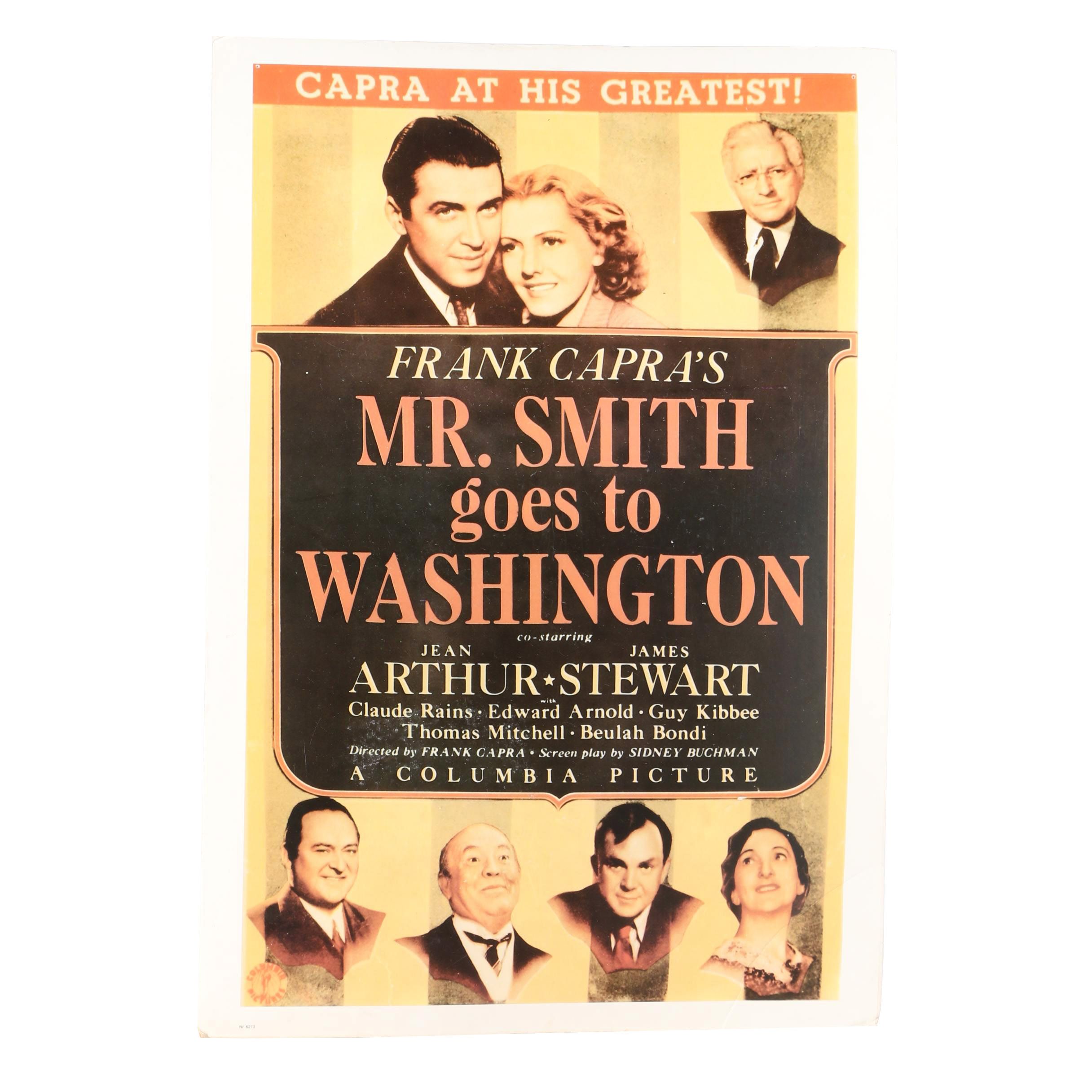 "Mr. Smith Goes to Washington" Offset Lithograph Poster