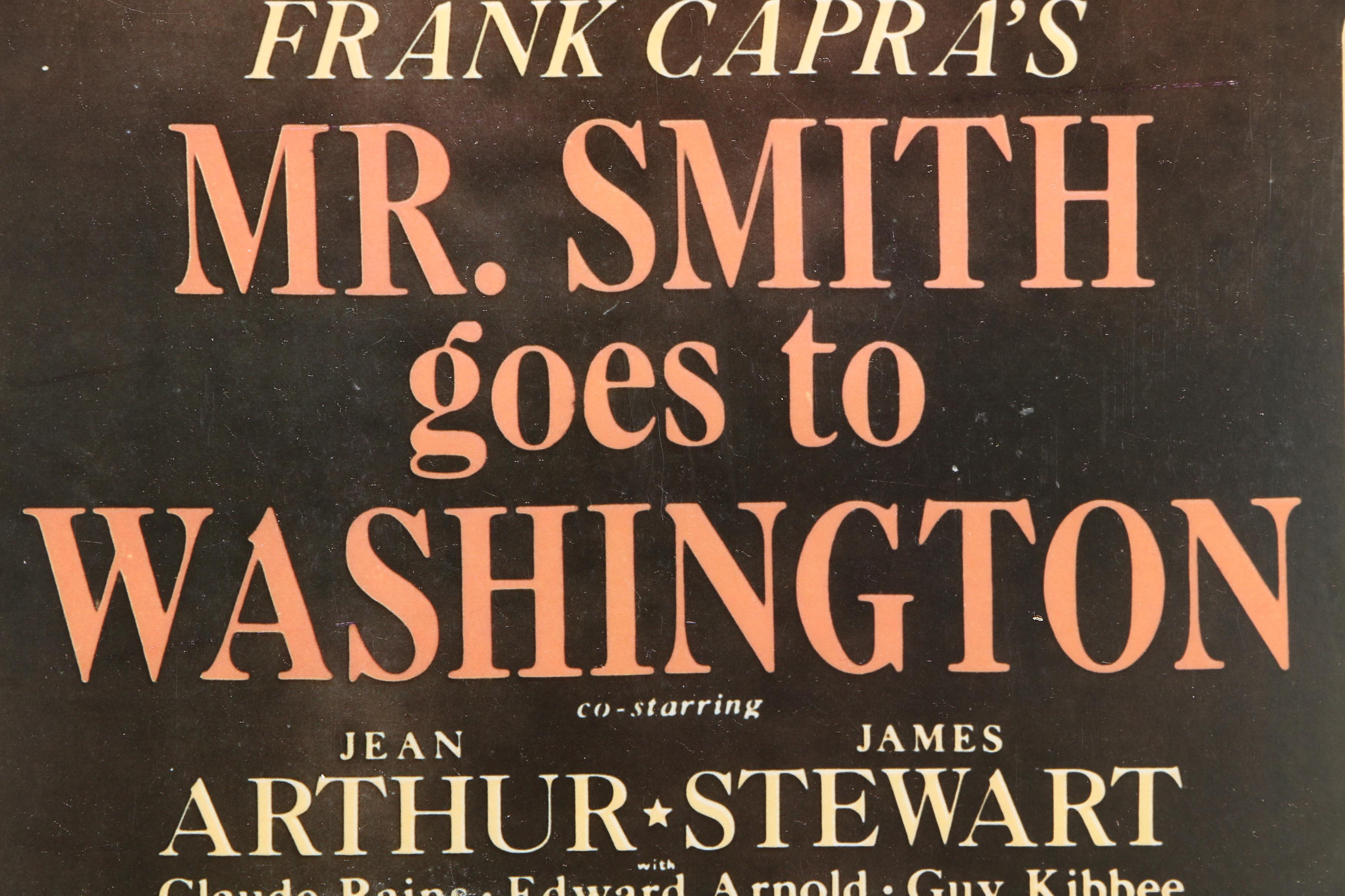 "Mr. Smith Goes to Washington" Offset Lithograph Poster