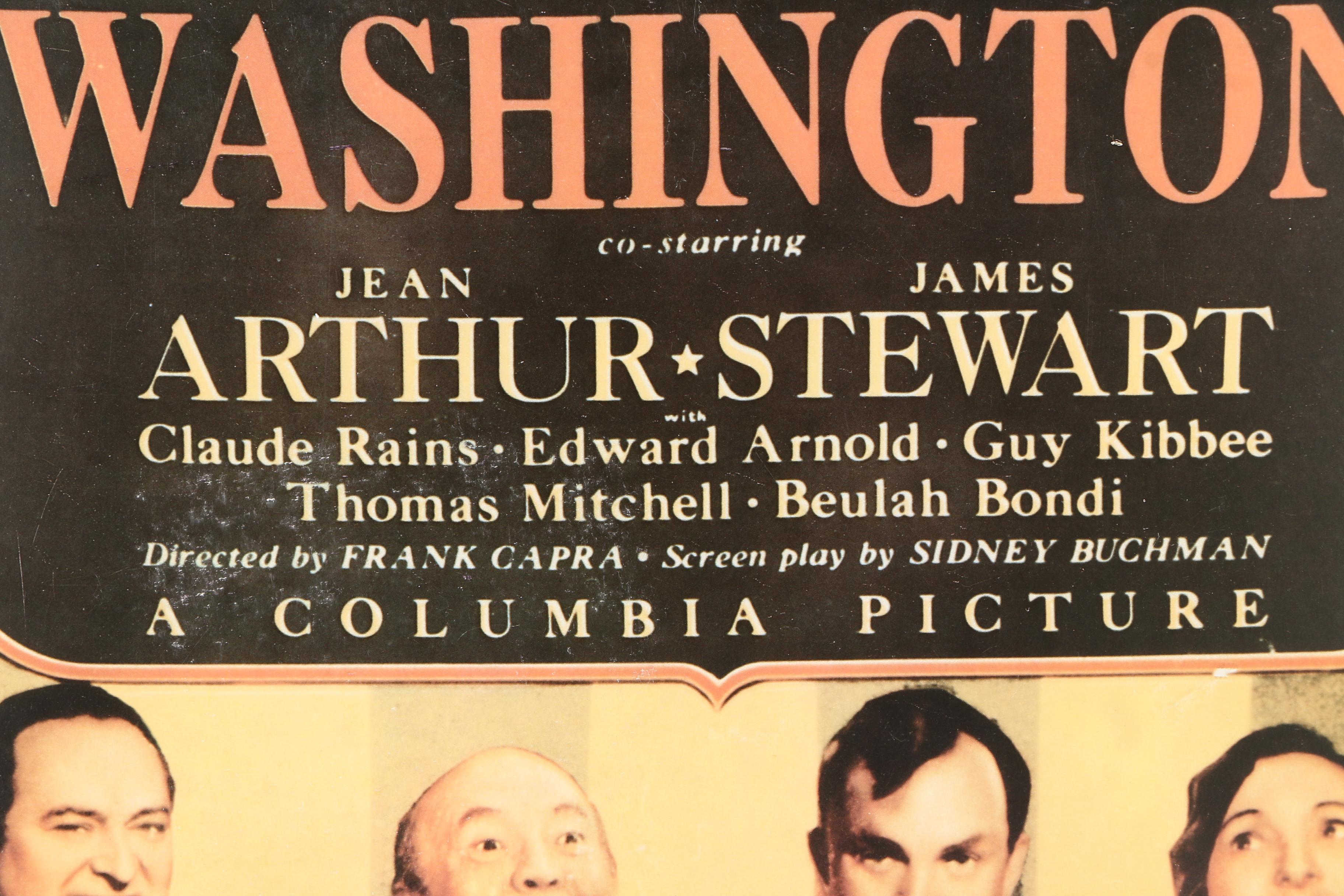 "Mr. Smith Goes to Washington" Offset Lithograph Poster