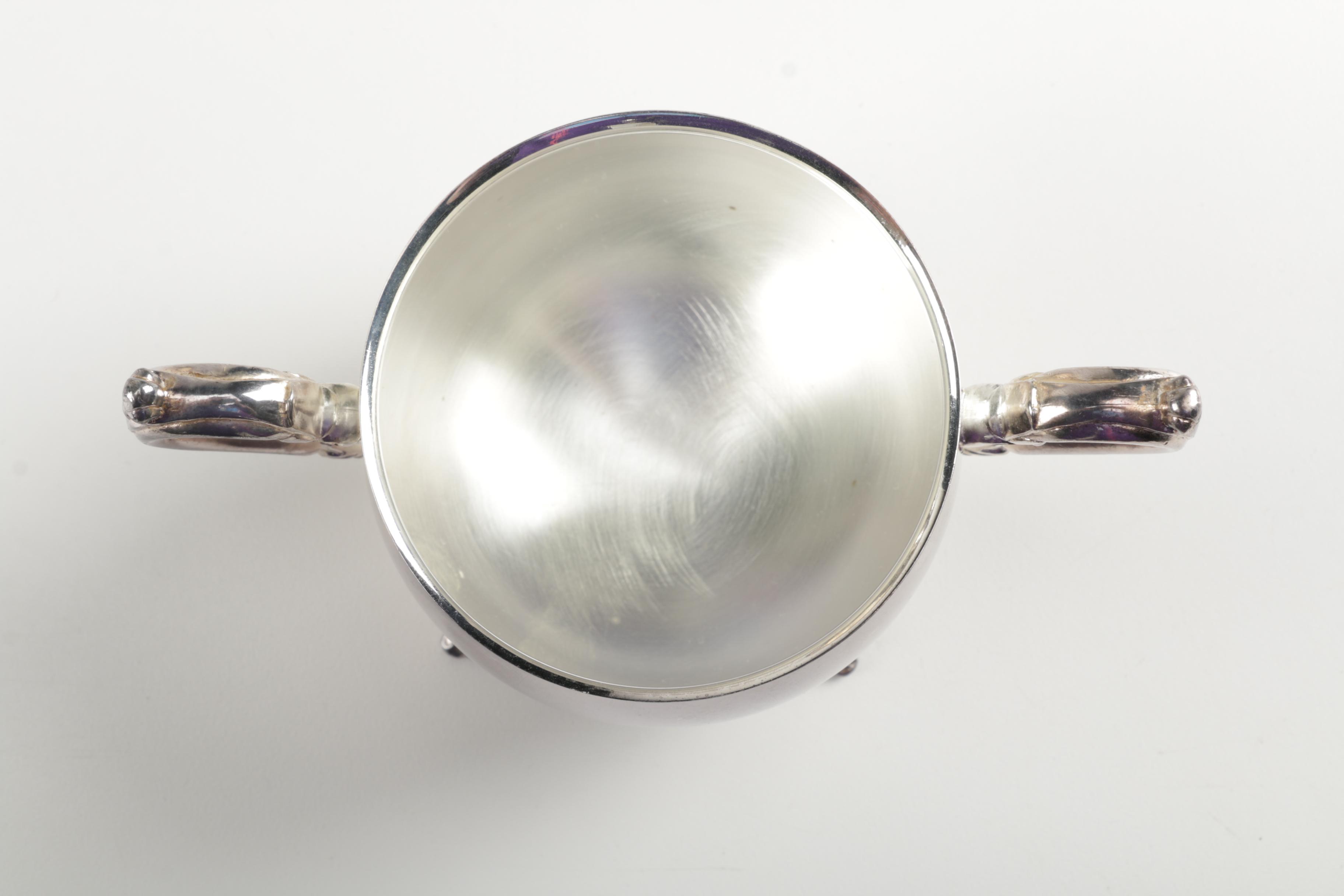 Sheridan Silver Plate Coffee Service and International Silver Plated Tray