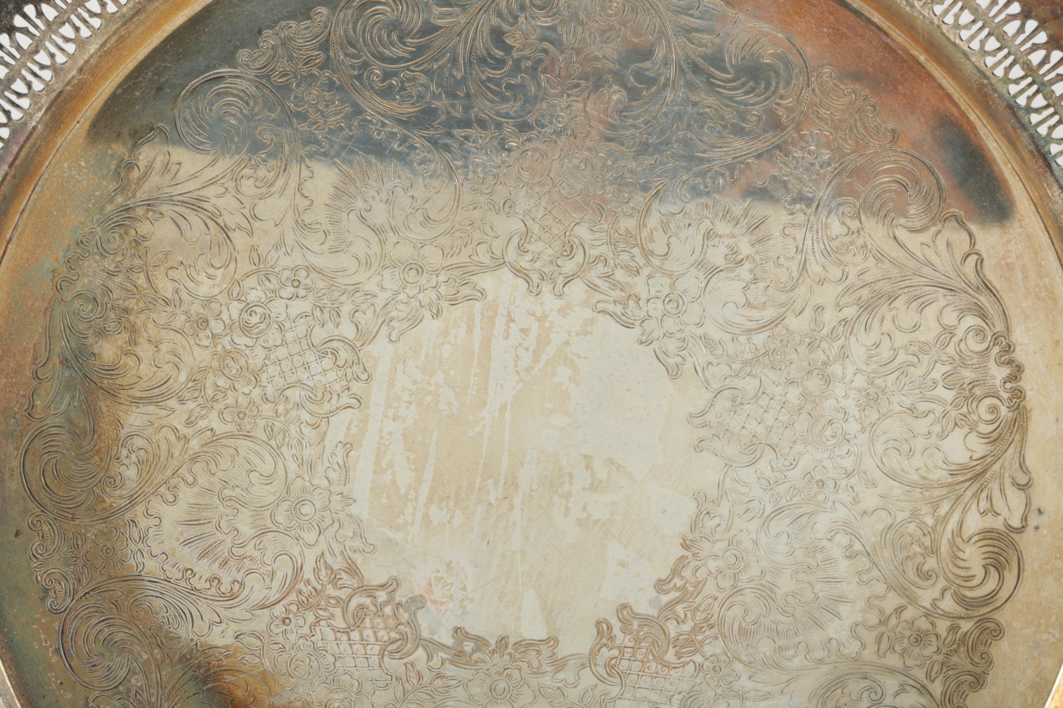 Sheridan Silver Plate Coffee Service and International Silver Plated Tray