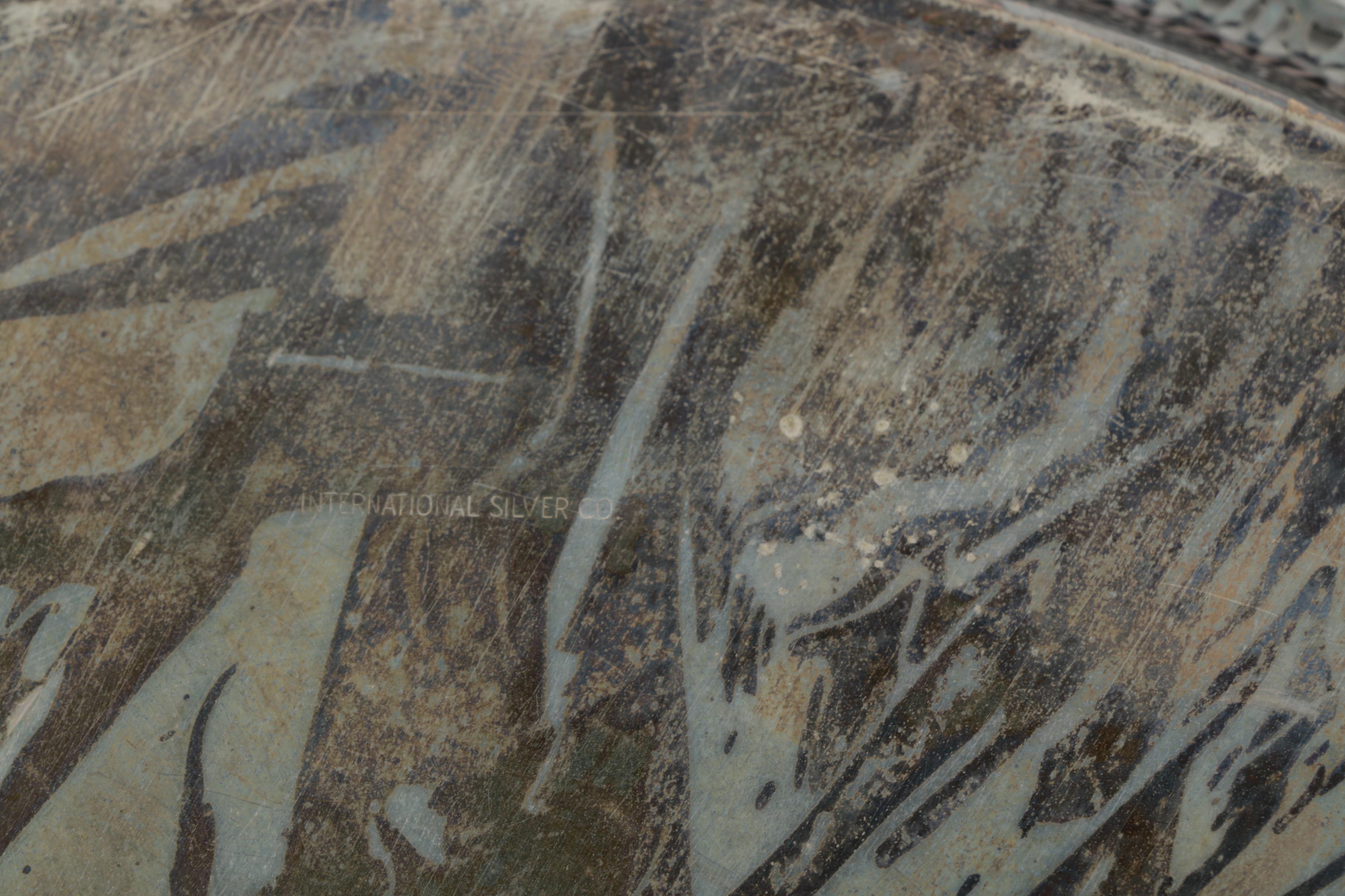 Sheridan Silver Plate Coffee Service and International Silver Plated Tray