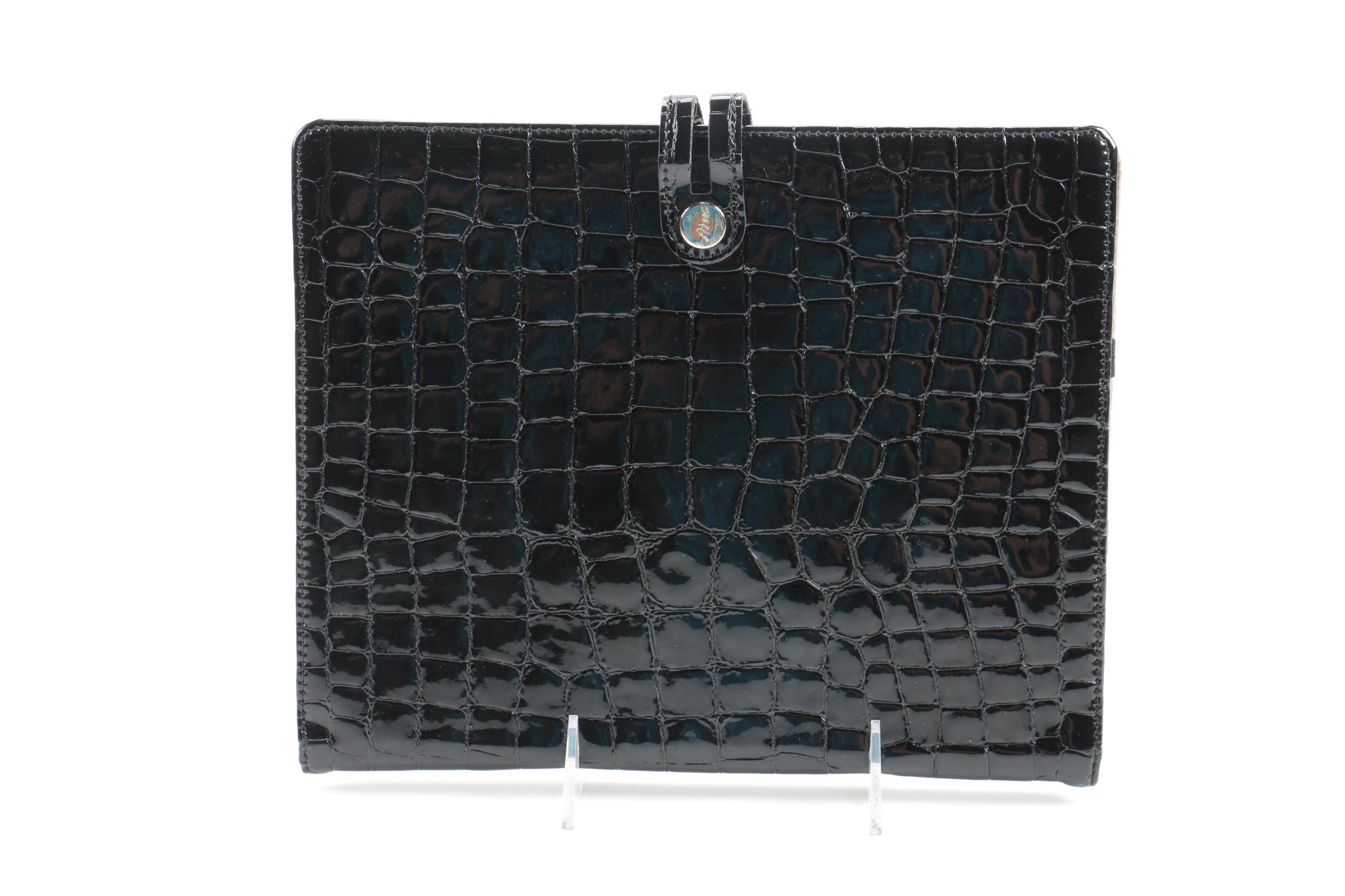 Kate spade Wristlet and black Abas Patent Leather iPad Case