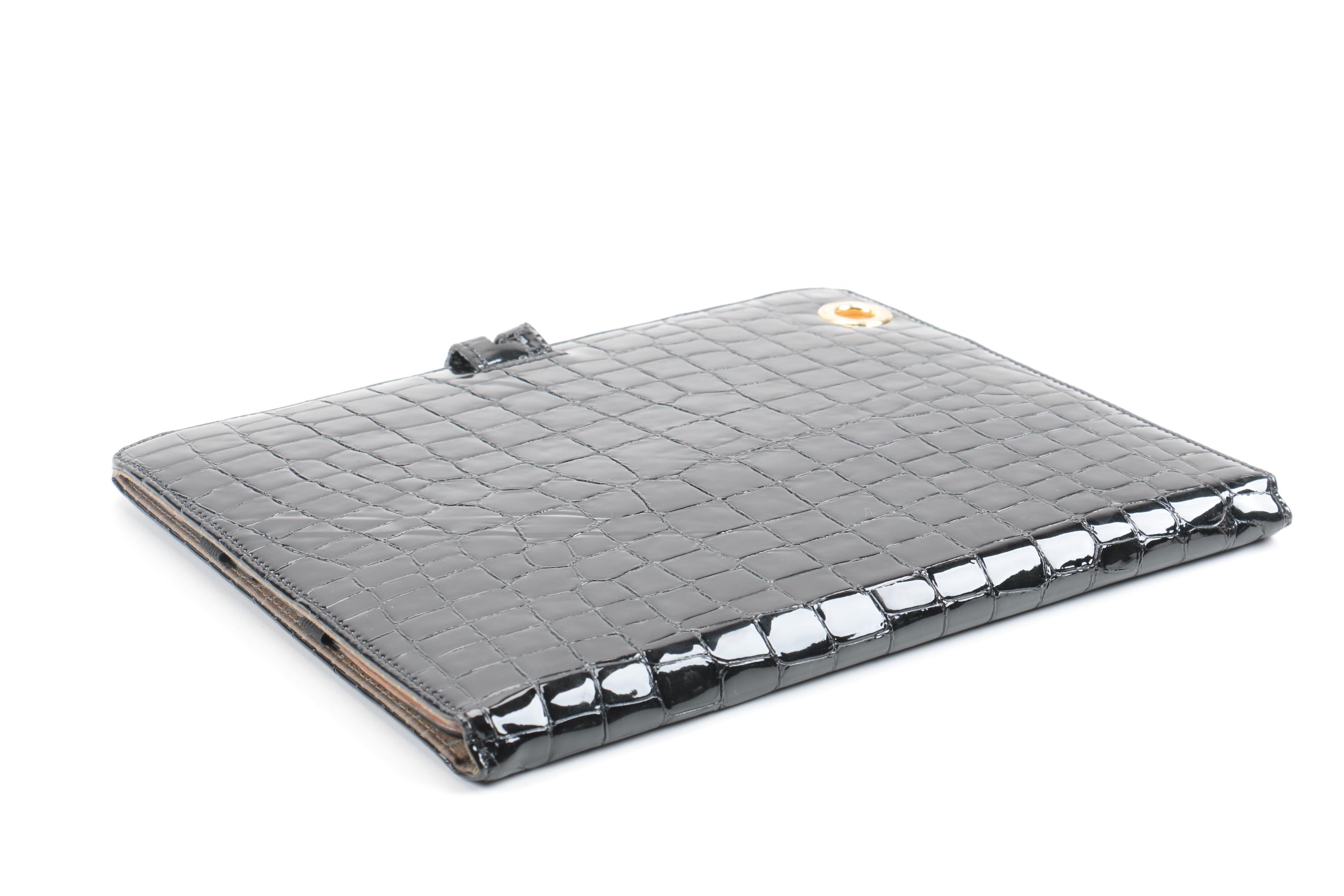 Kate spade Wristlet and black Abas Patent Leather iPad Case