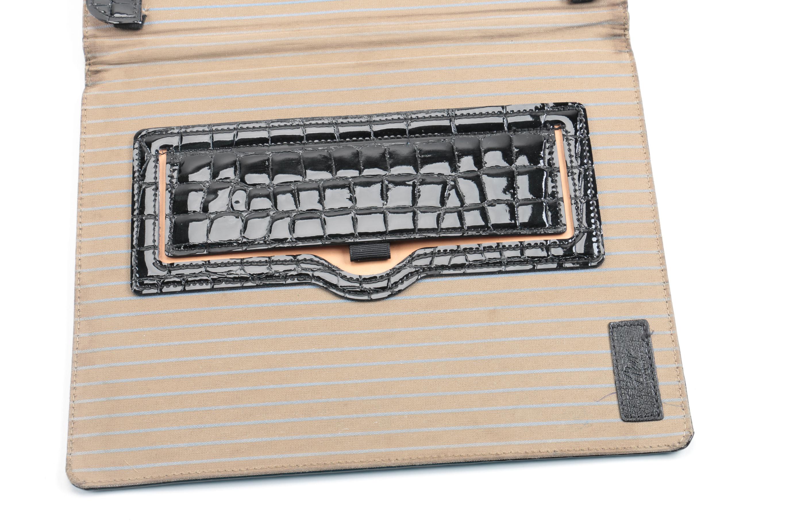 Kate spade Wristlet and black Abas Patent Leather iPad Case