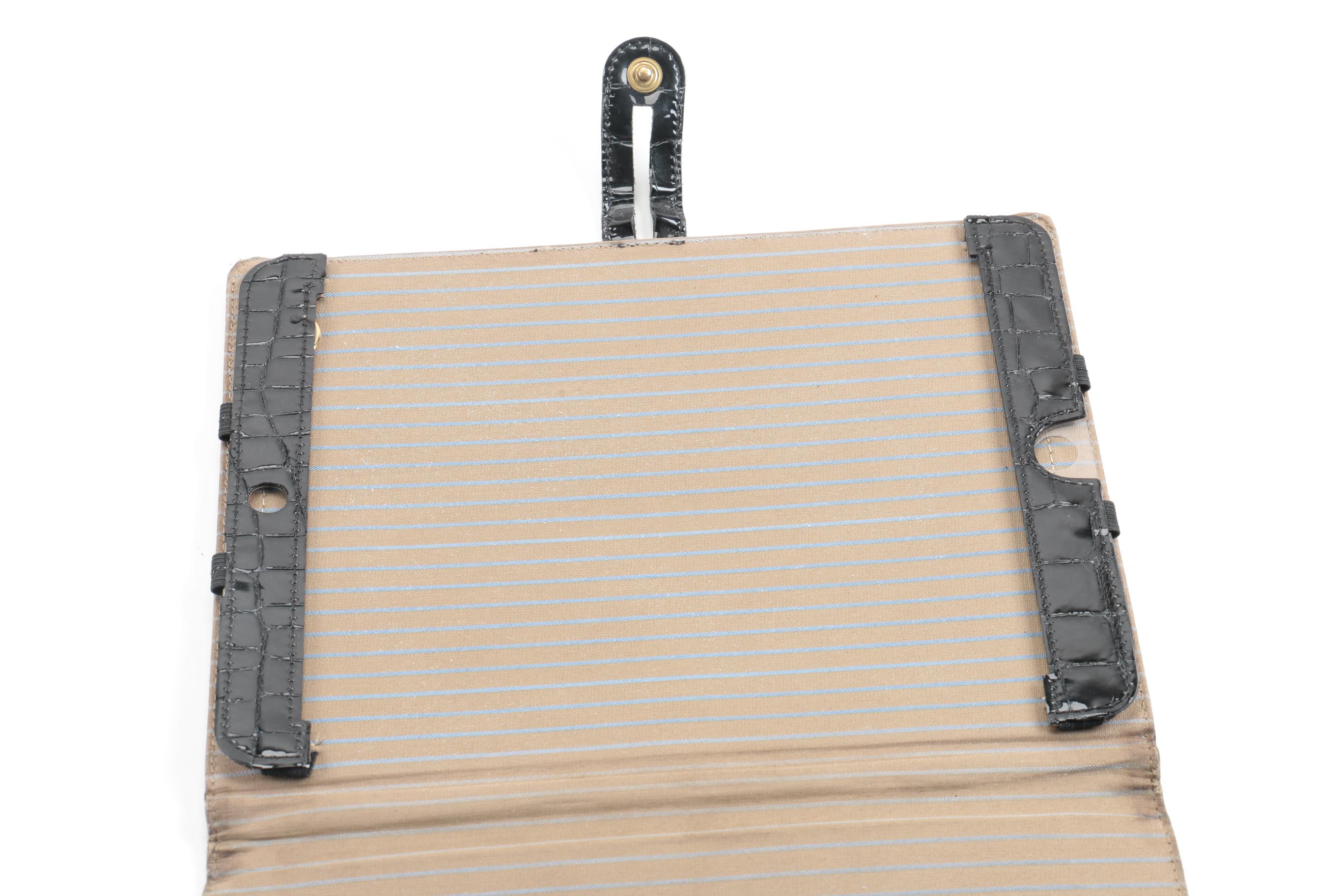 Kate spade Wristlet and black Abas Patent Leather iPad Case