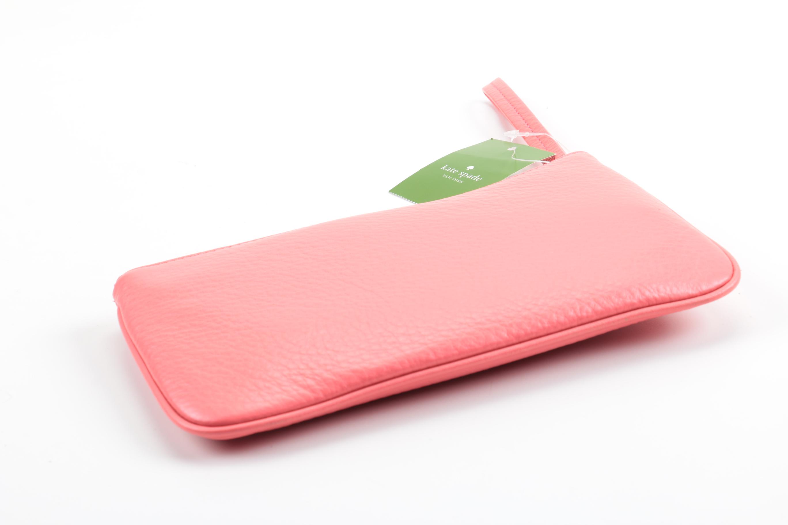 Kate spade Wristlet and black Abas Patent Leather iPad Case