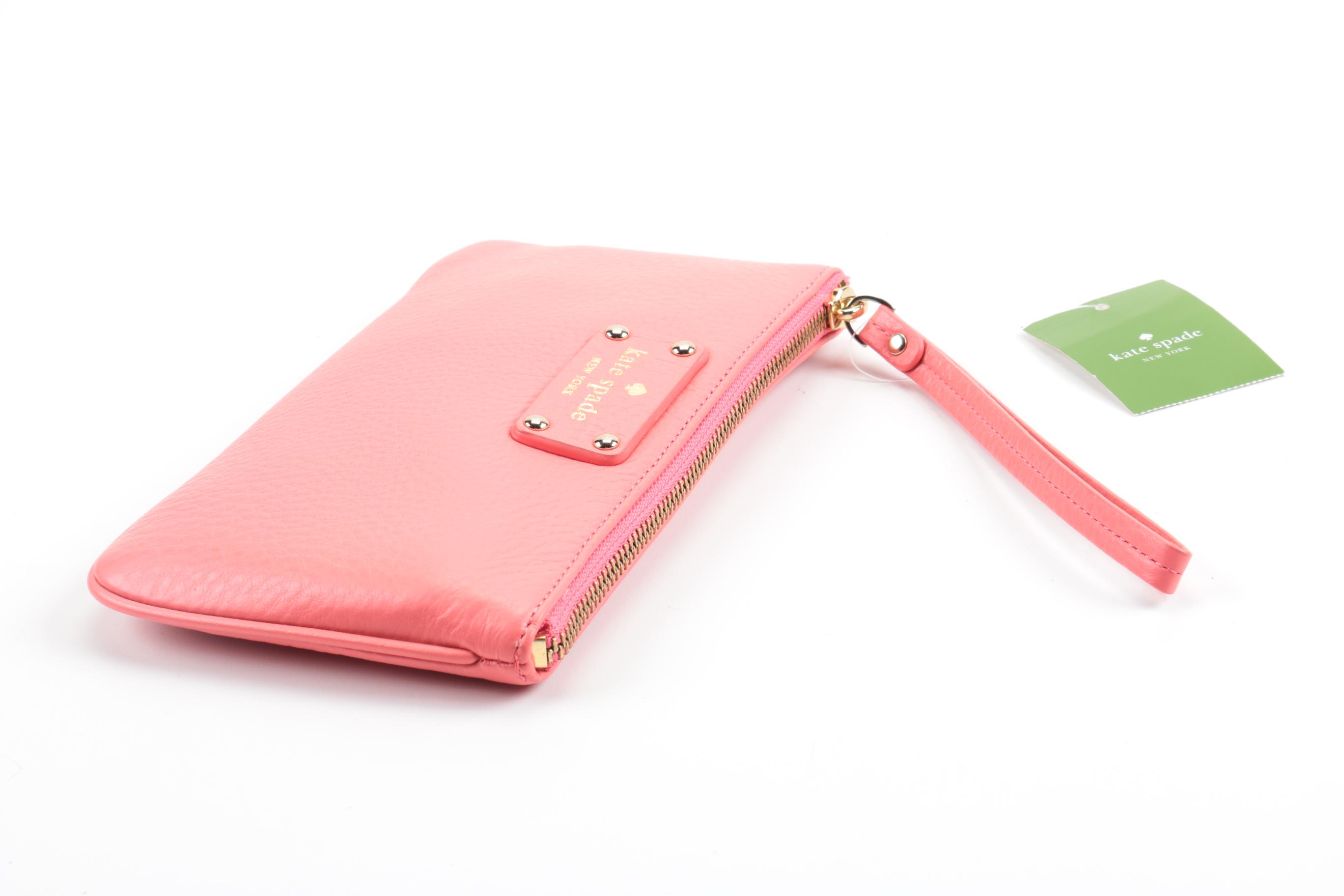 Kate spade Wristlet and black Abas Patent Leather iPad Case