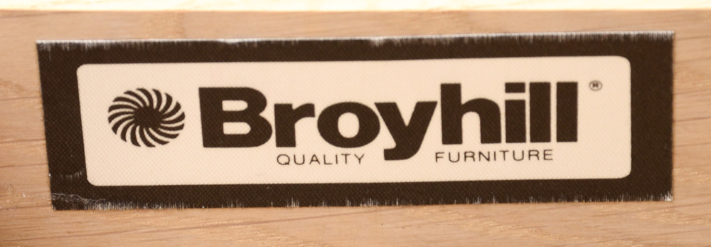 Broyhill Oak Desk with Hutch and Chair