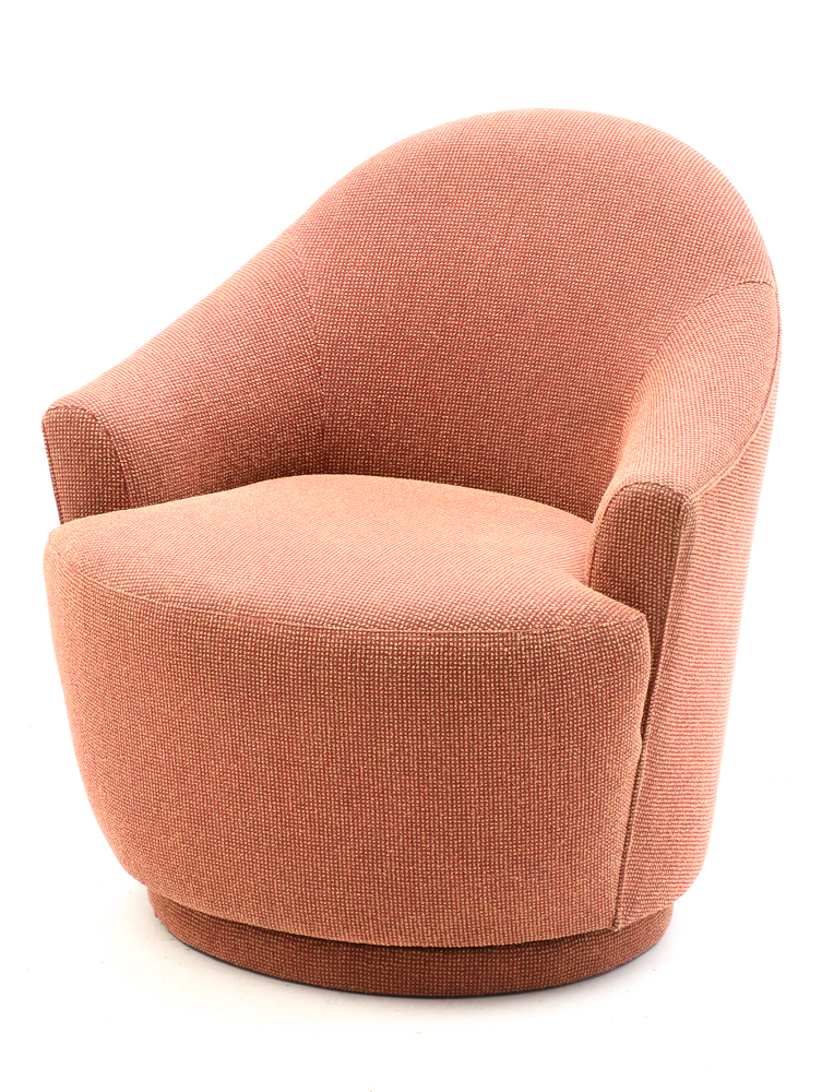 Contemporary Modernist Red Lounge Chairs