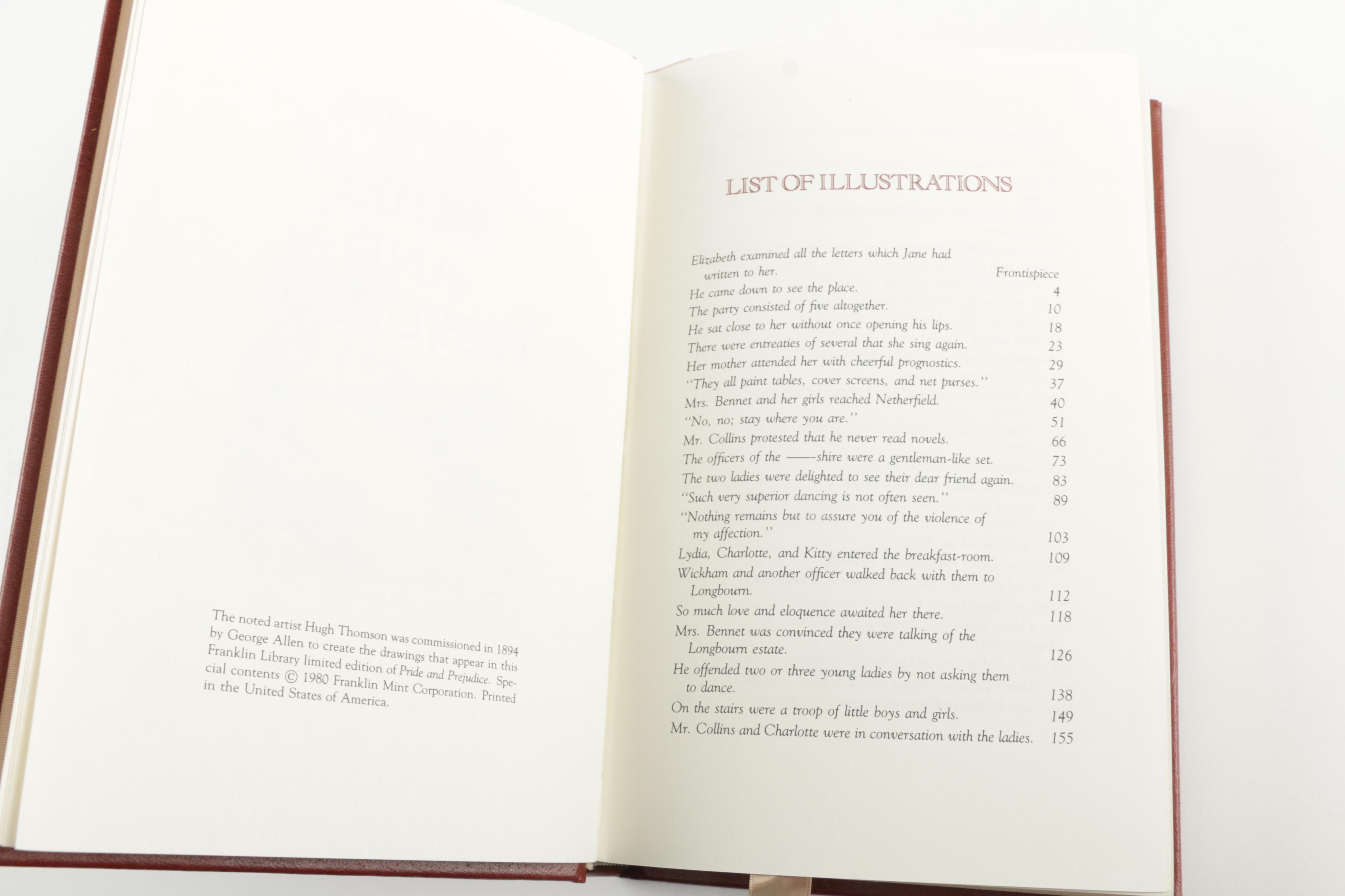 Franklin Library Editions of Classic British Fiction