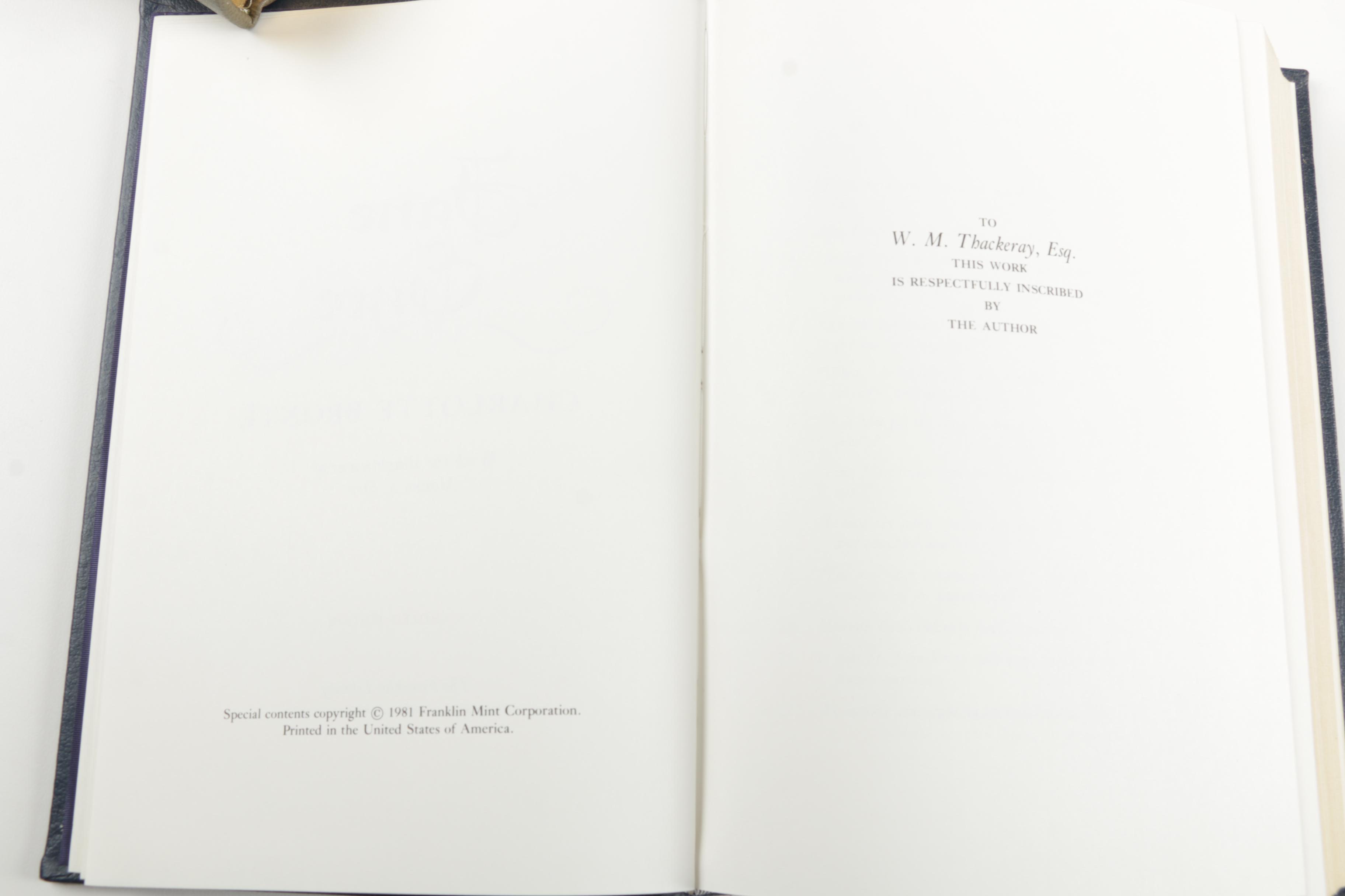 Franklin Library Editions of Classic British Fiction