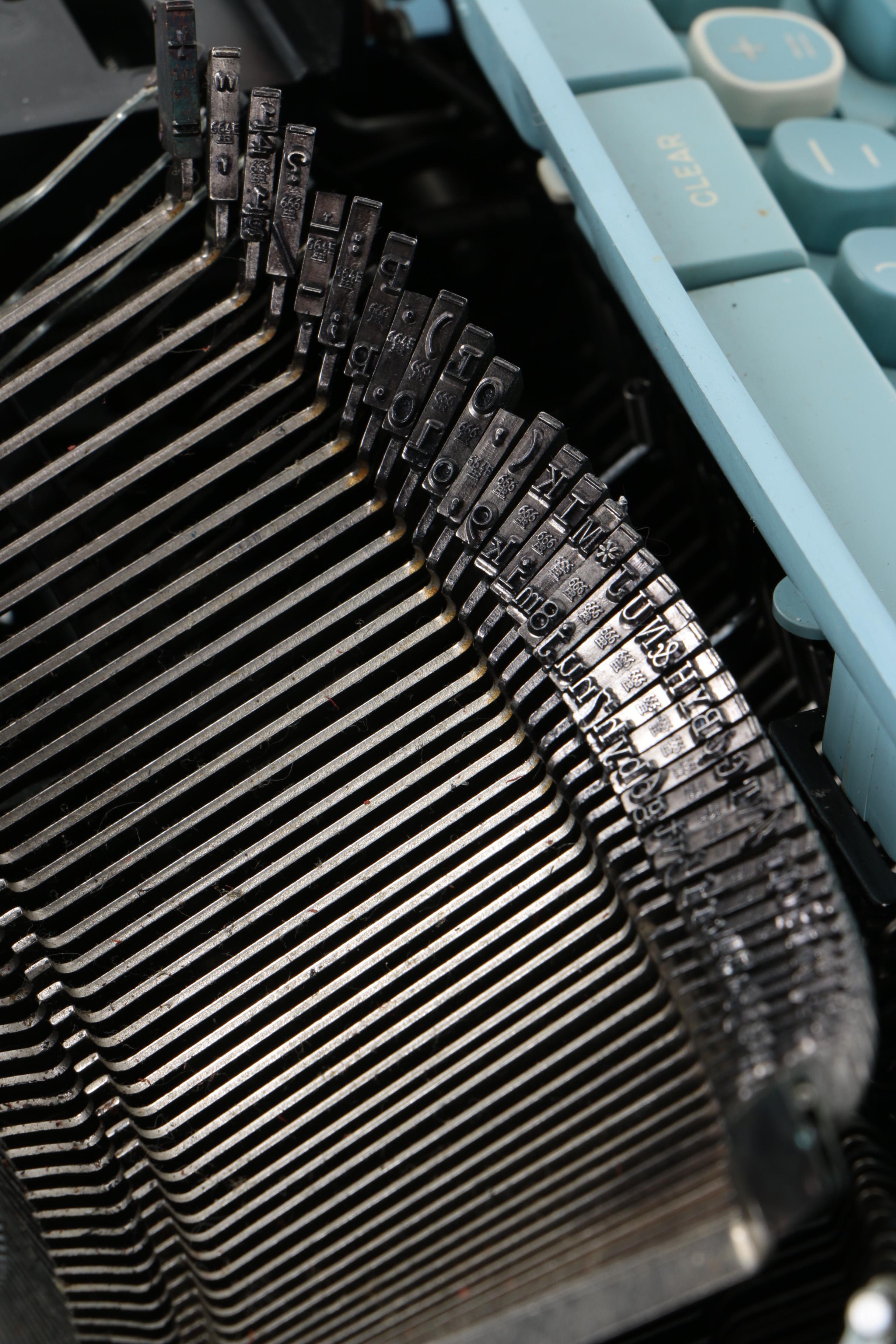 1970s Smith-Corona Coronet Super 12 Coronamatic Typewriter with Case