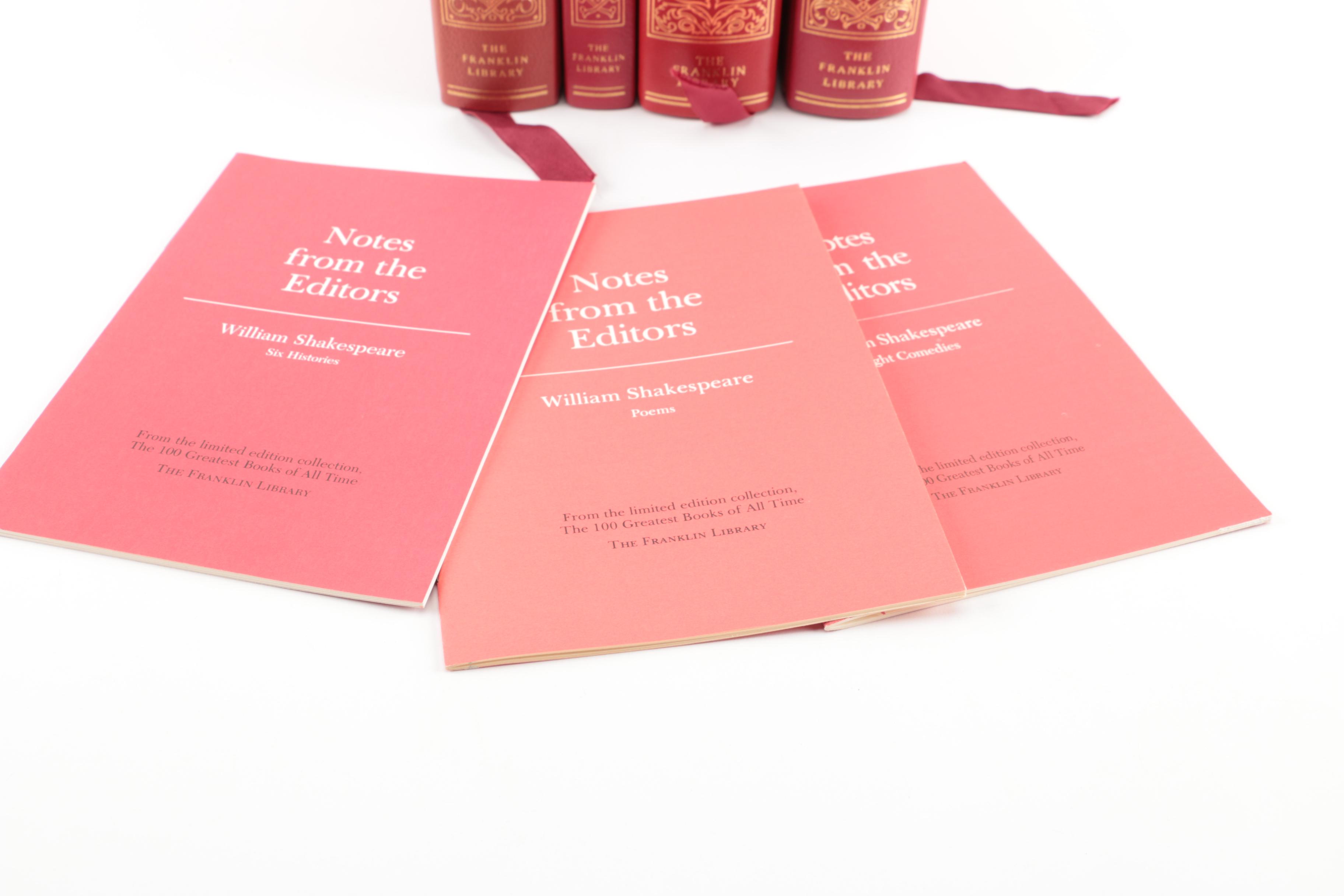 Franklin Library Editions of Shakespeare's Works