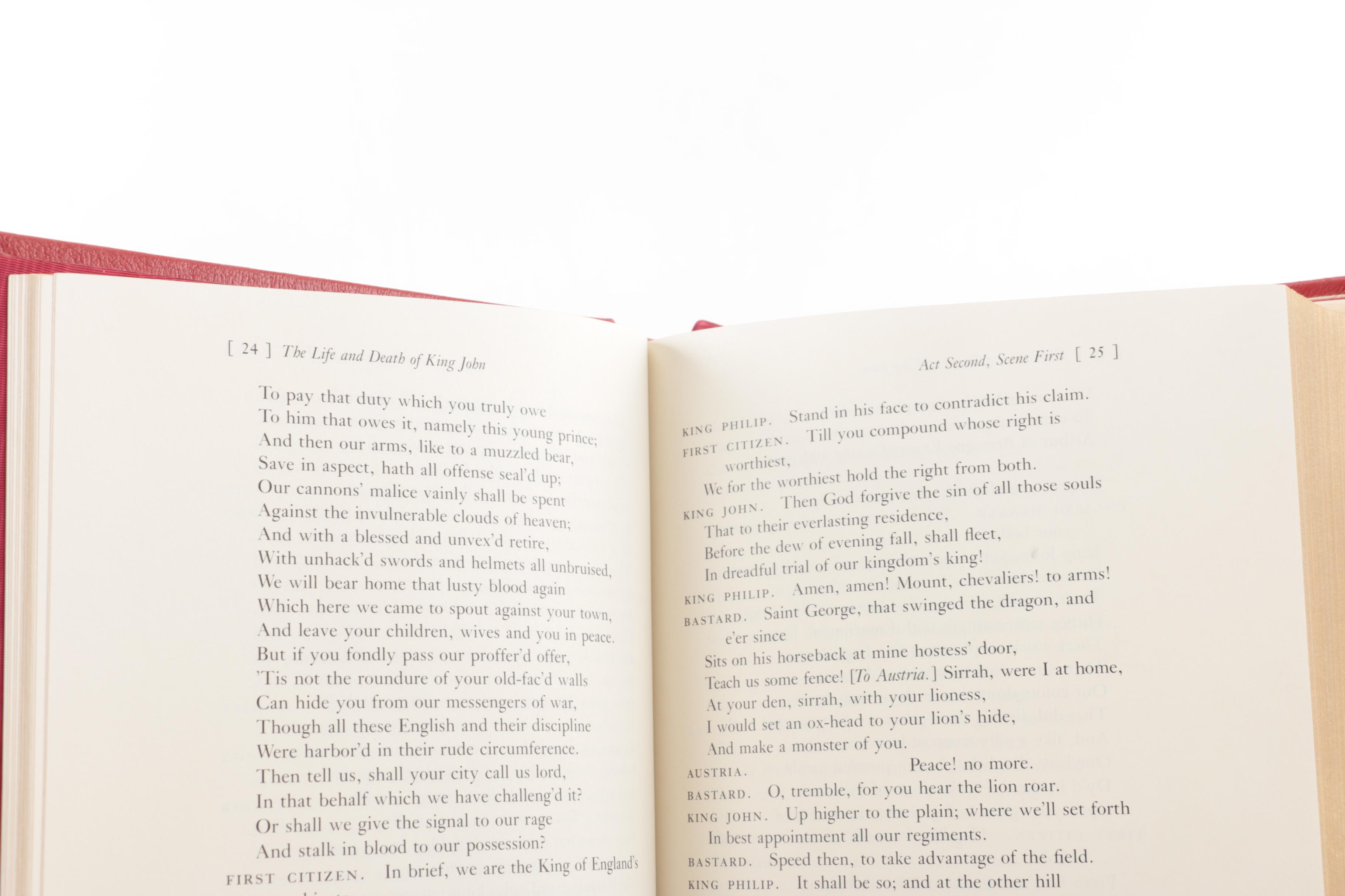 Franklin Library Editions of Shakespeare's Works