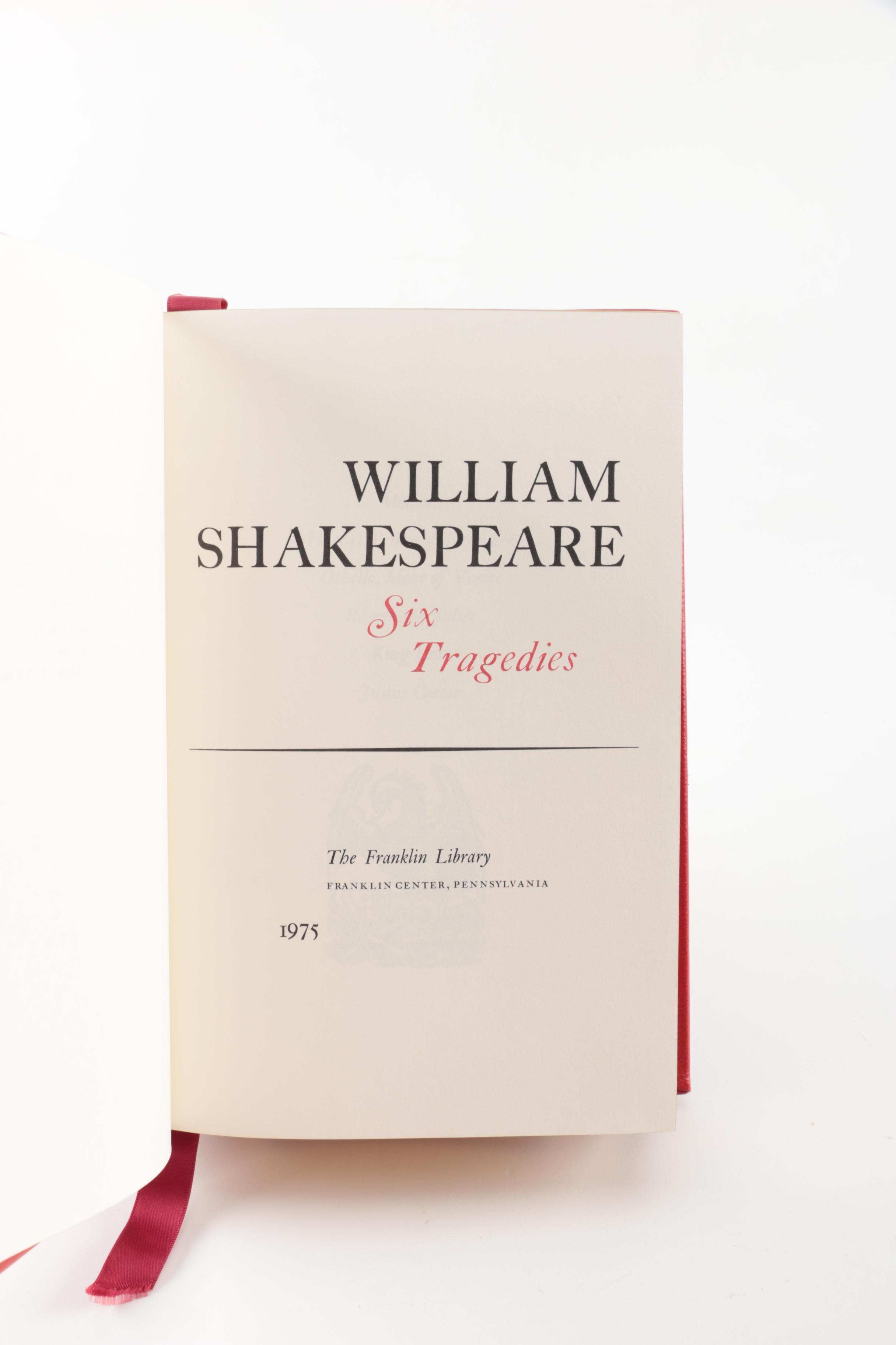 Franklin Library Editions of Shakespeare's Works