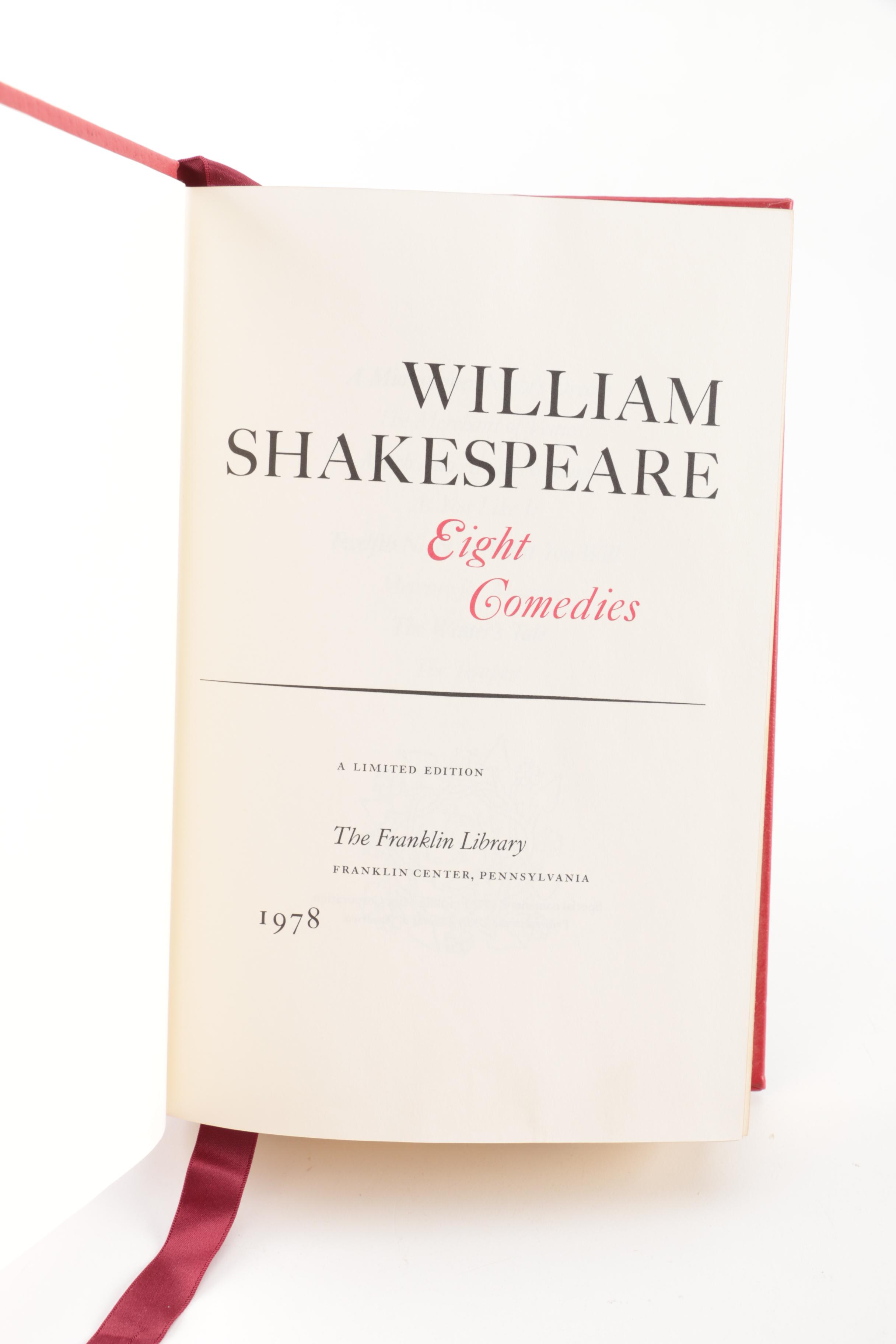 Franklin Library Editions of Shakespeare's Works