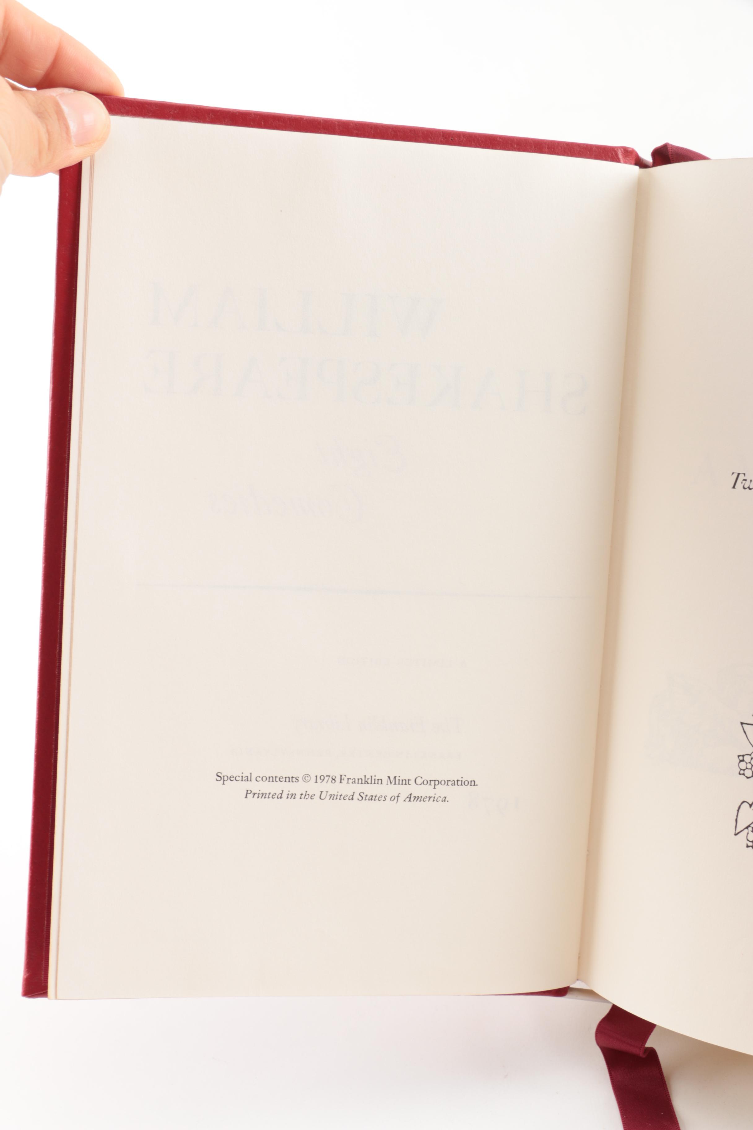 Franklin Library Editions of Shakespeare's Works