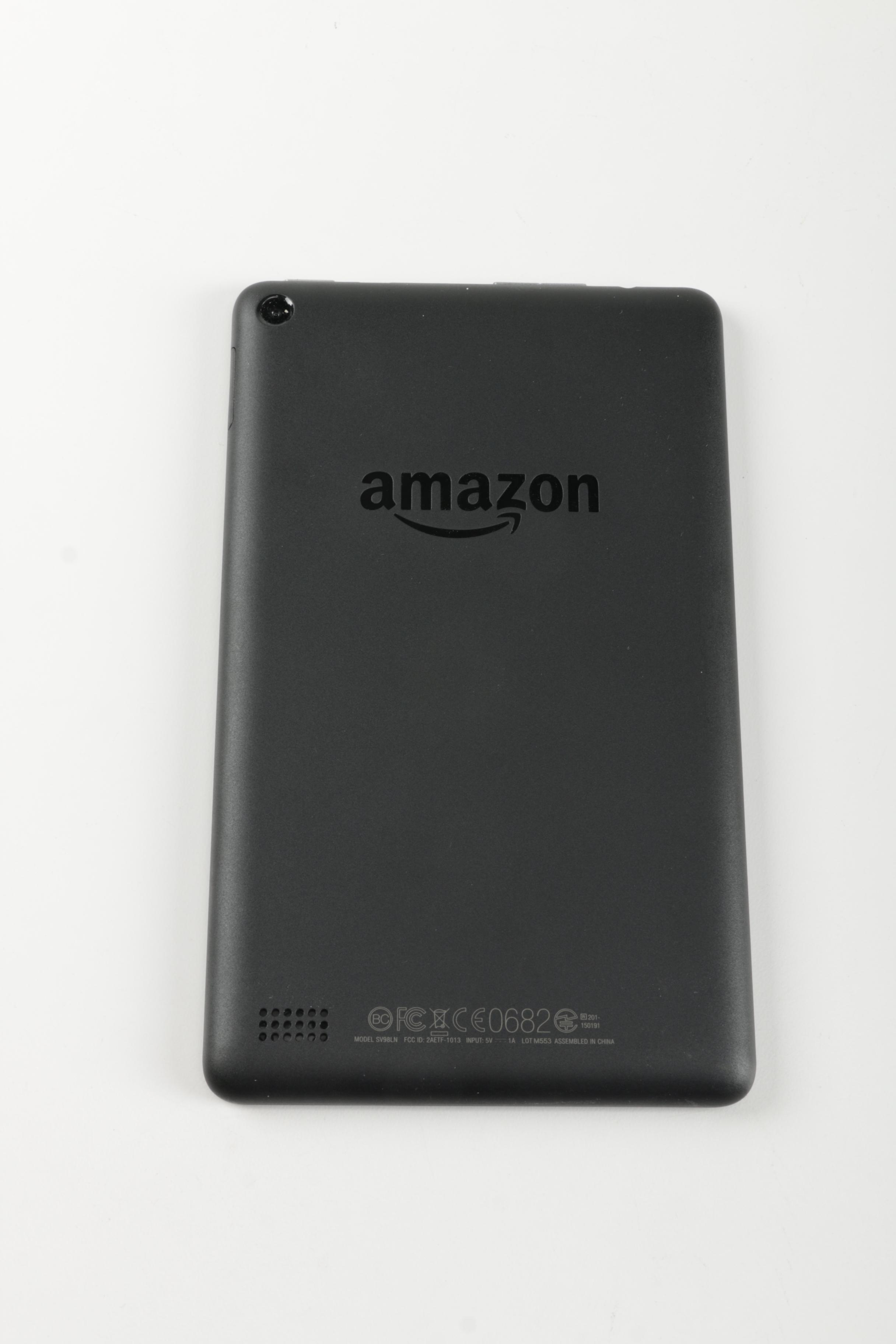 Amazon Kindle Fire with Teal Case