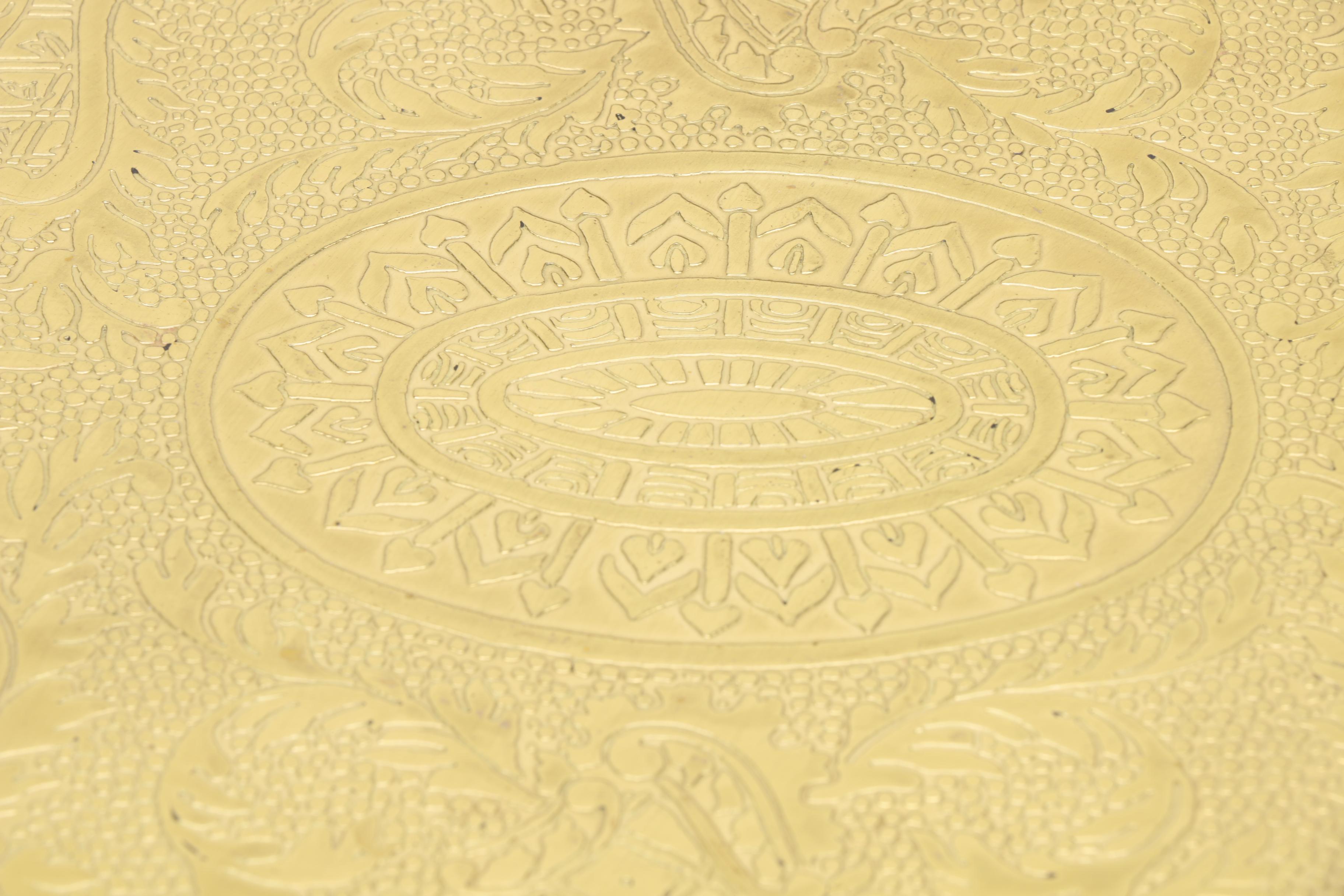 Indian Brass Galley Rail Tray