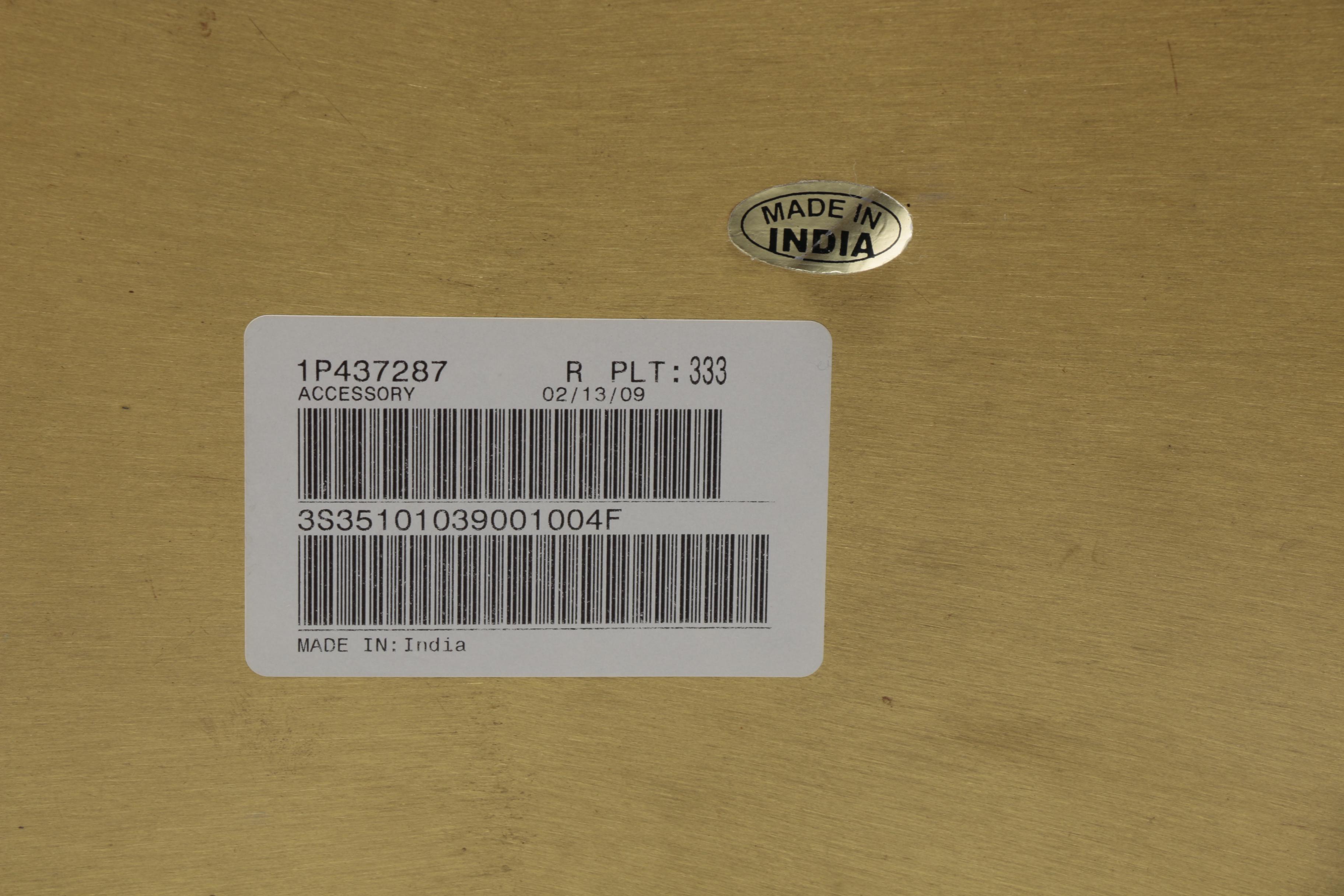 Indian Brass Galley Rail Tray