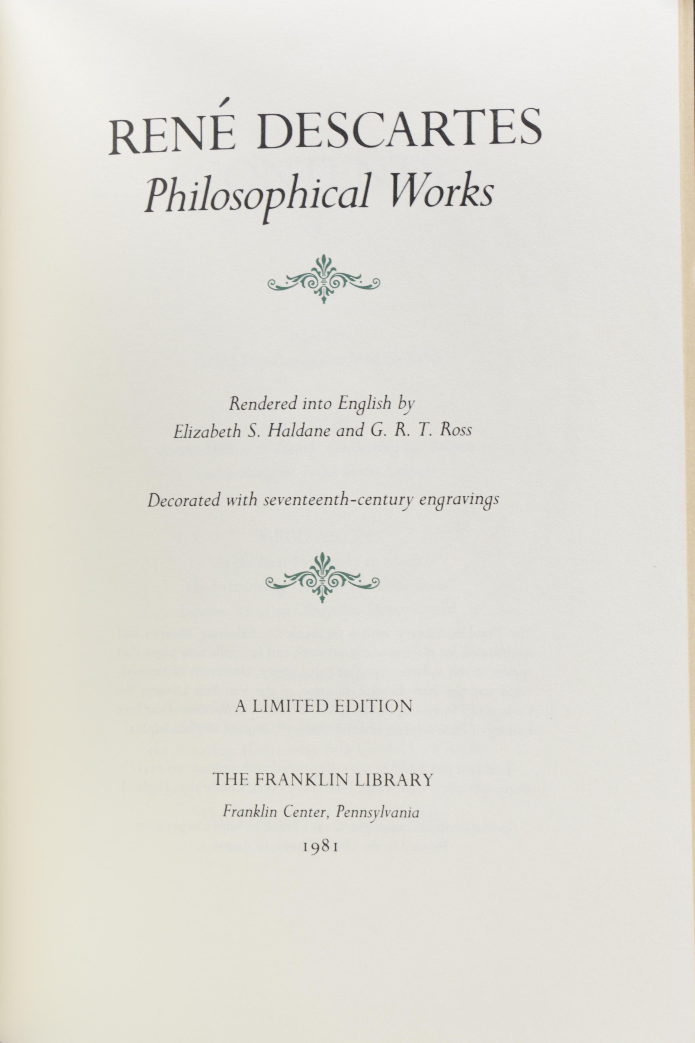 Franklin Library Editions of French Works